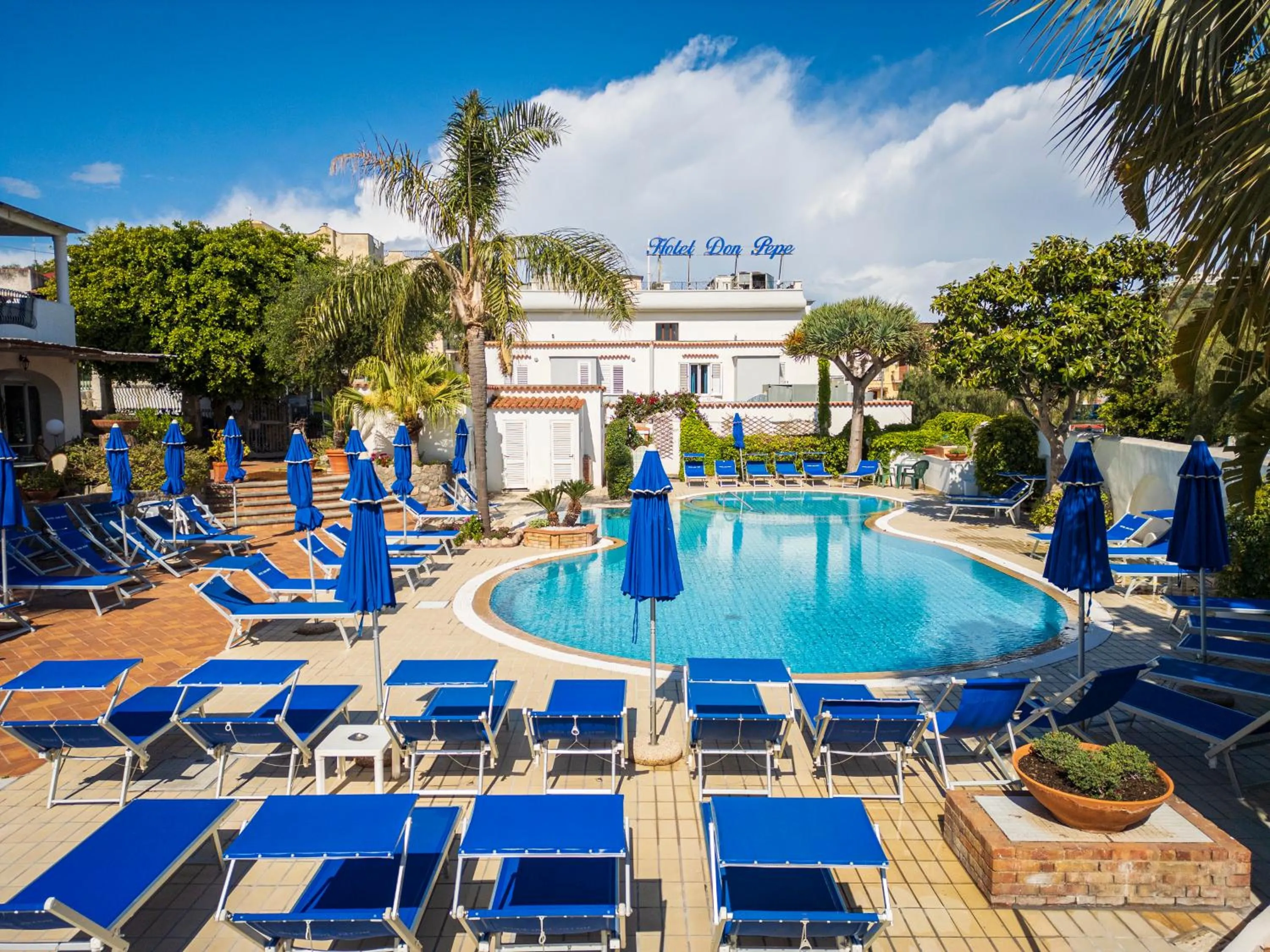 Swimming pool in Hotel Terme Don Pepe