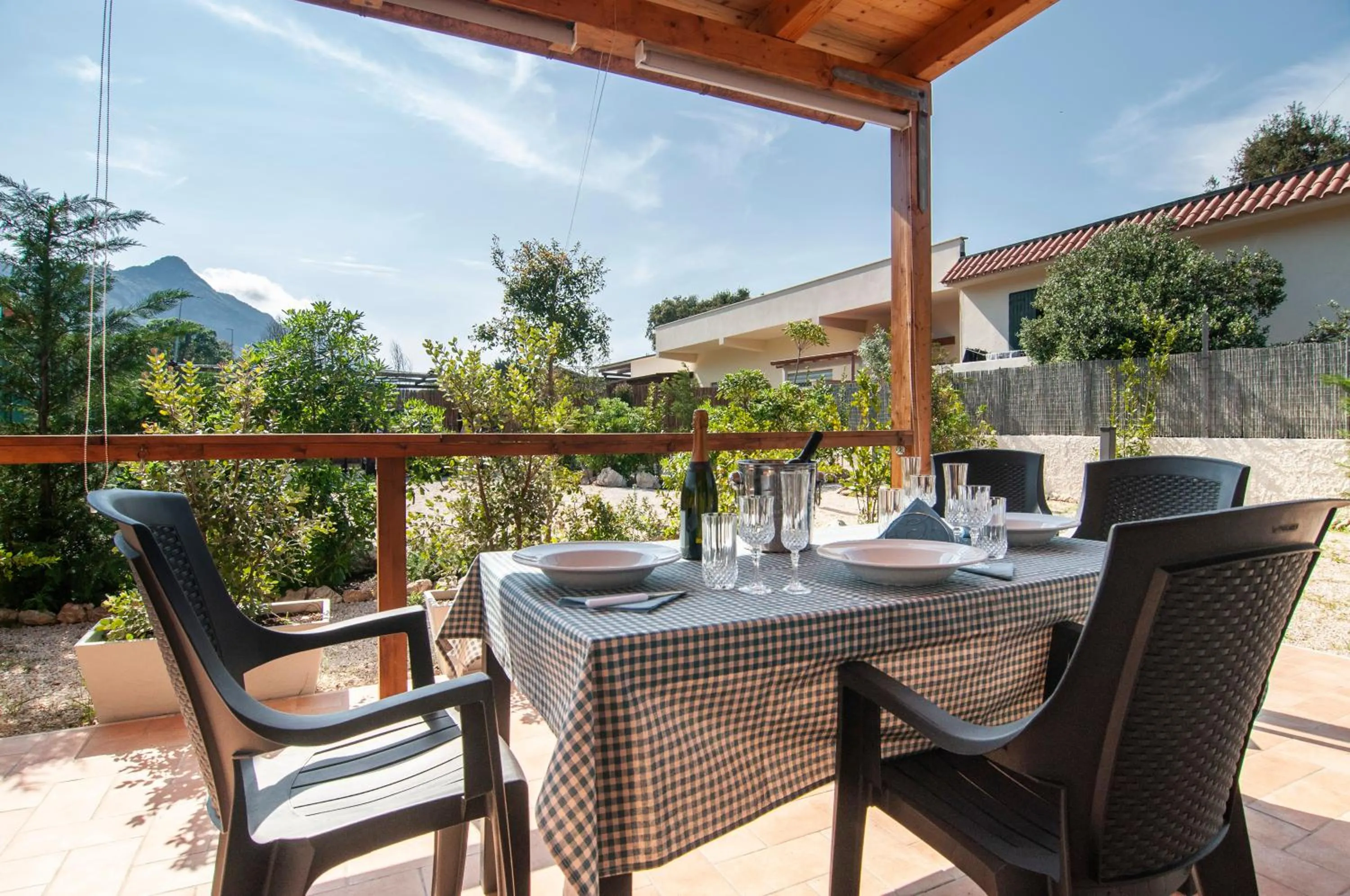 Patio in CIRCEO Holiday Houses