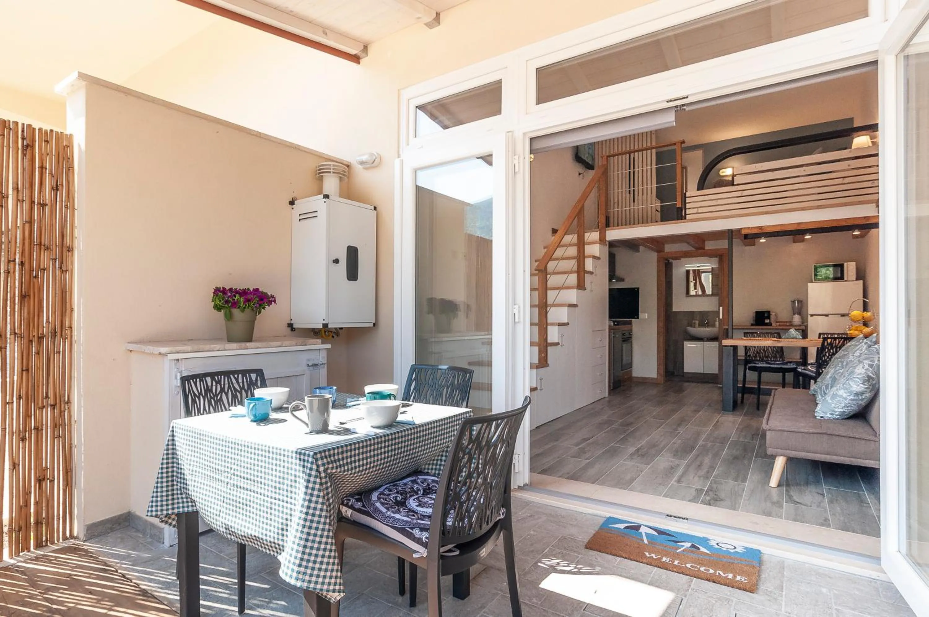 Patio in CIRCEO Holiday Houses