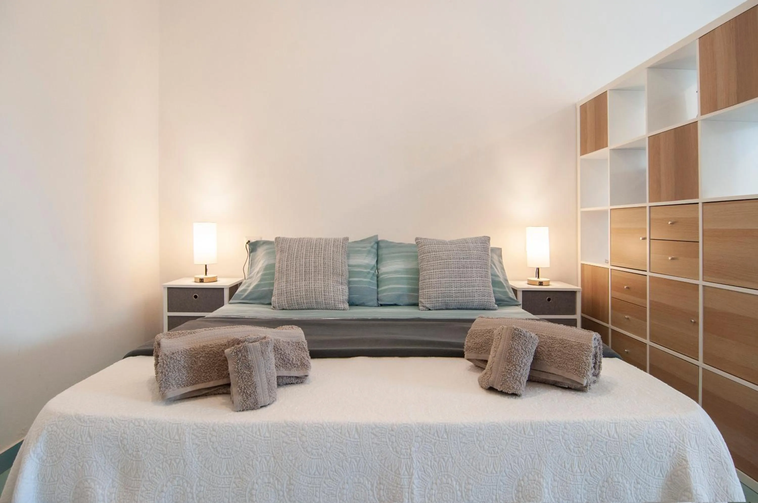 Bed in CIRCEO Holiday Houses