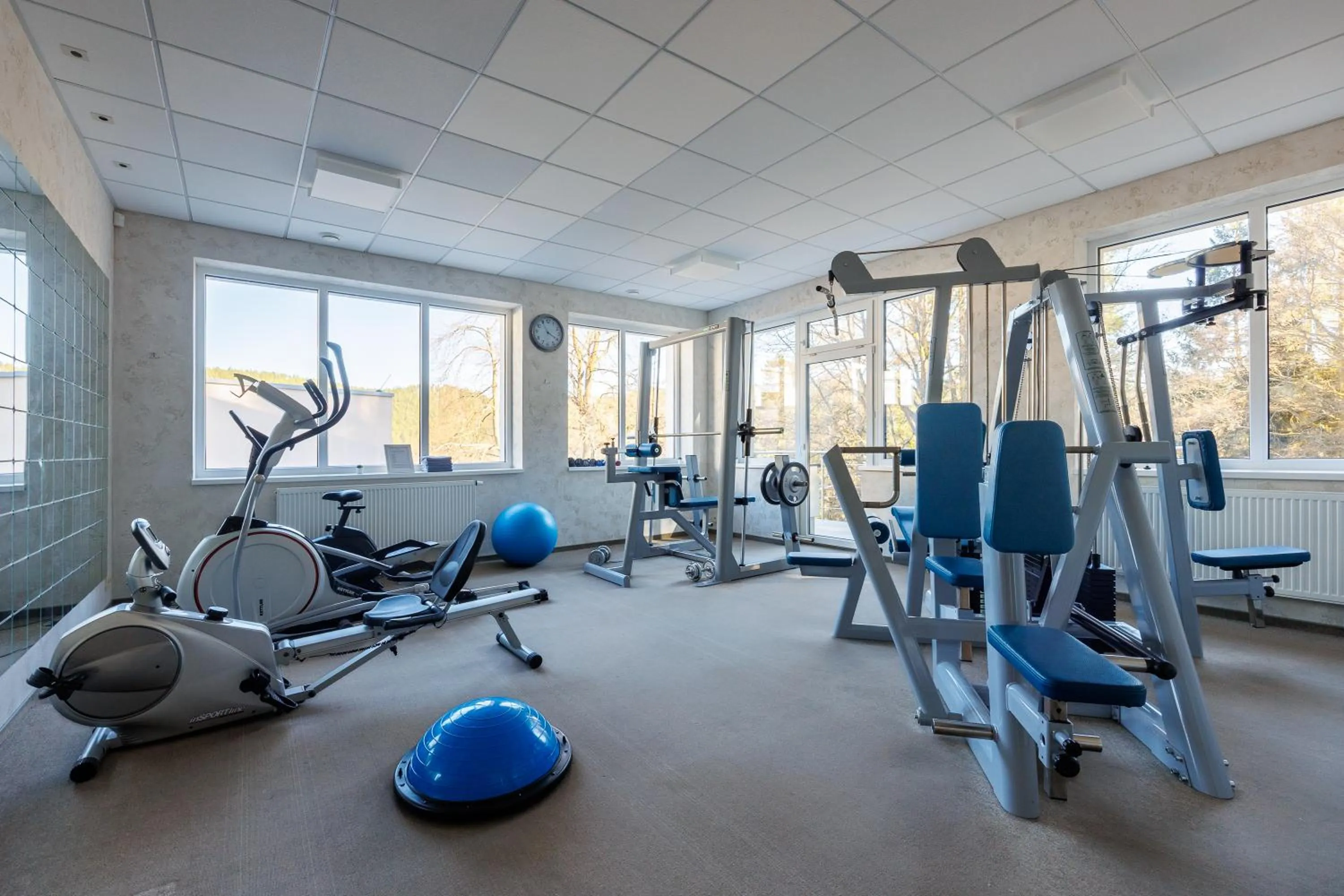 Fitness centre/facilities in Hotel Château Cihelny