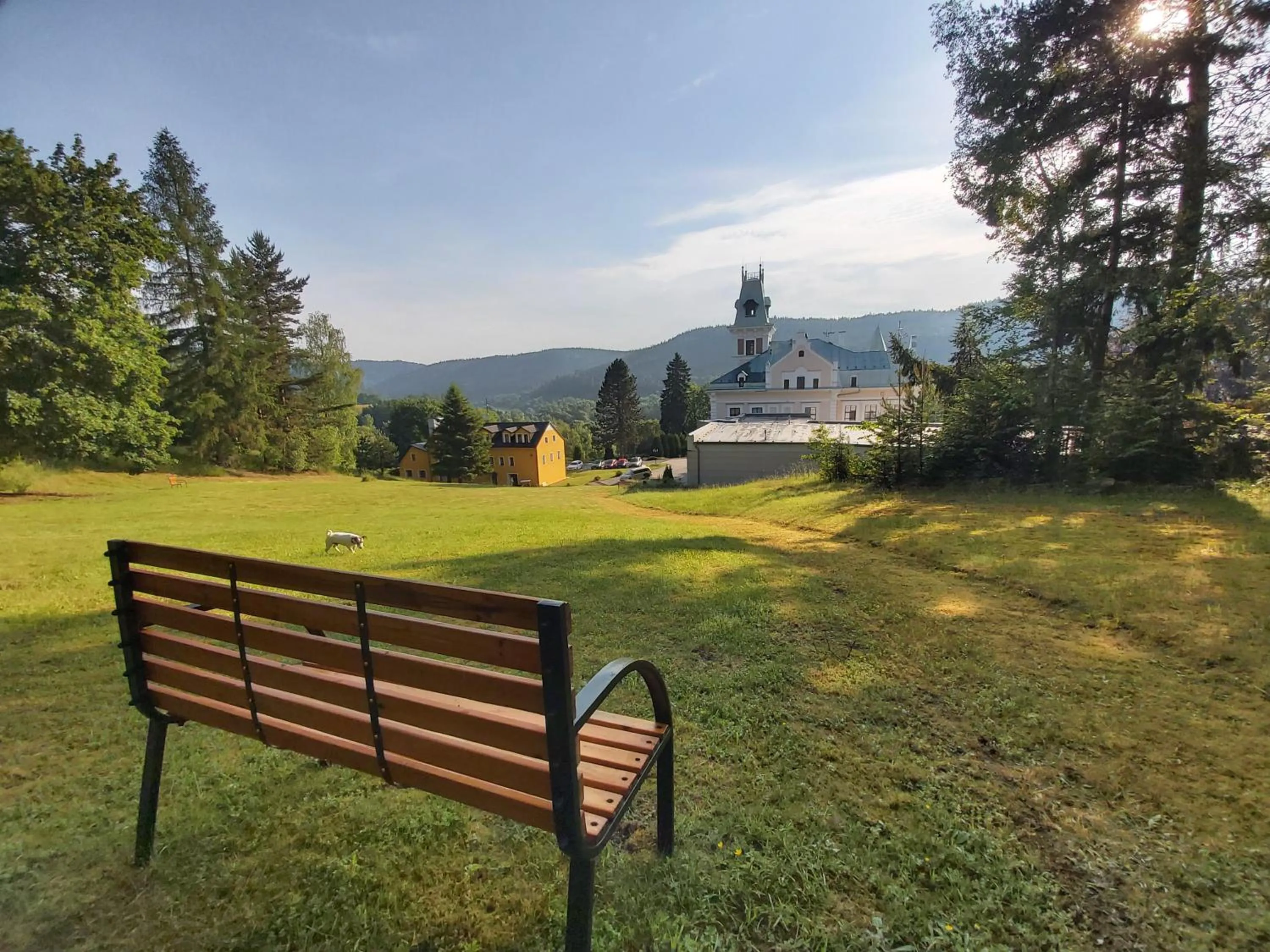 Natural landscape in Hotel Château Cihelny