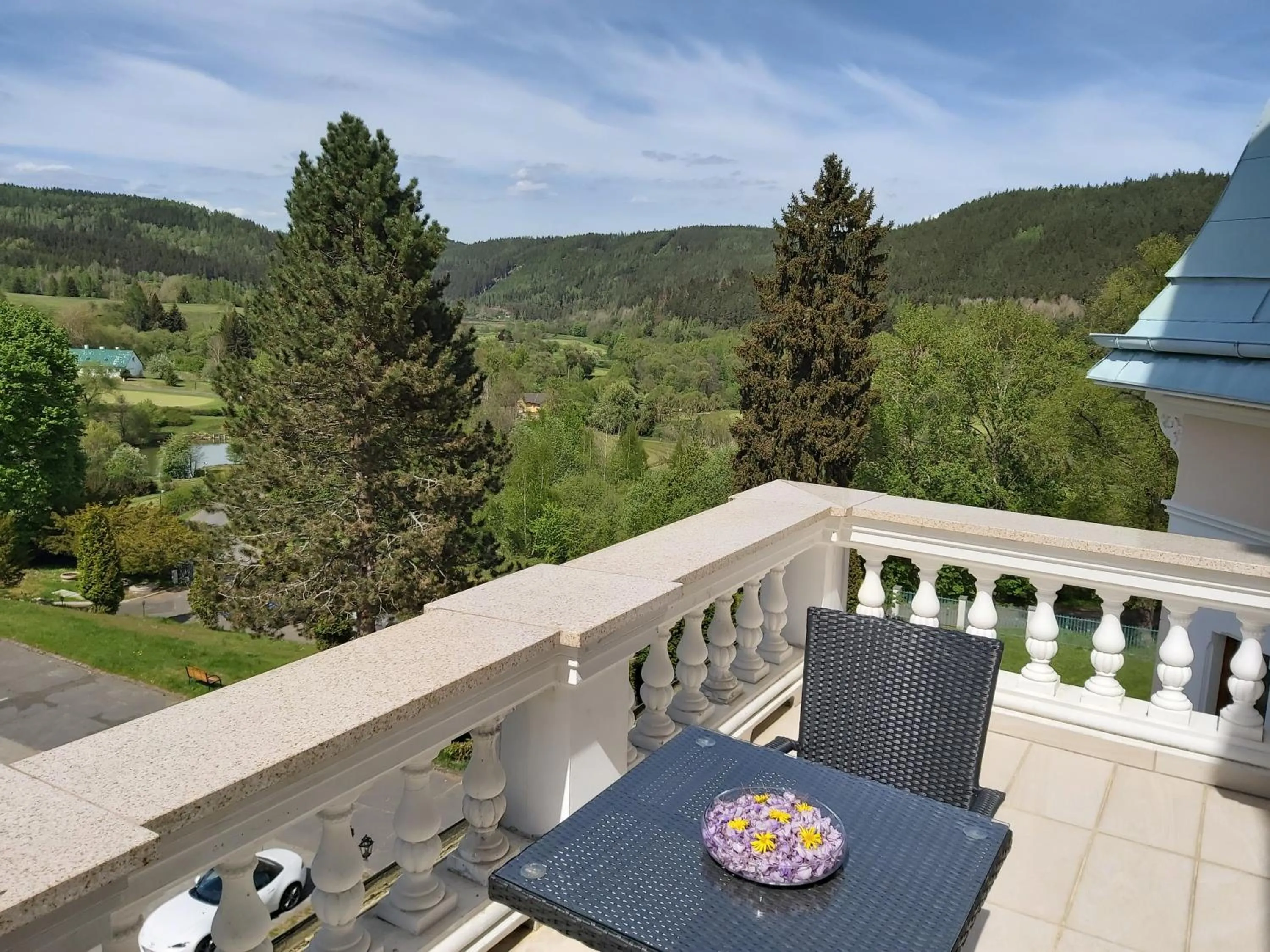 Natural landscape in Hotel Château Cihelny
