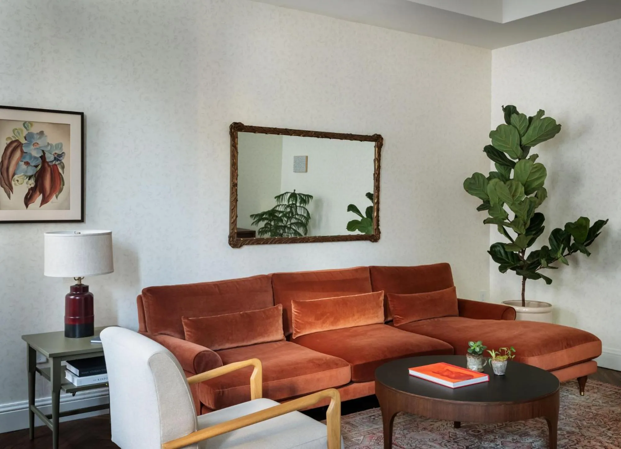 Living room in The Pinch Charleston