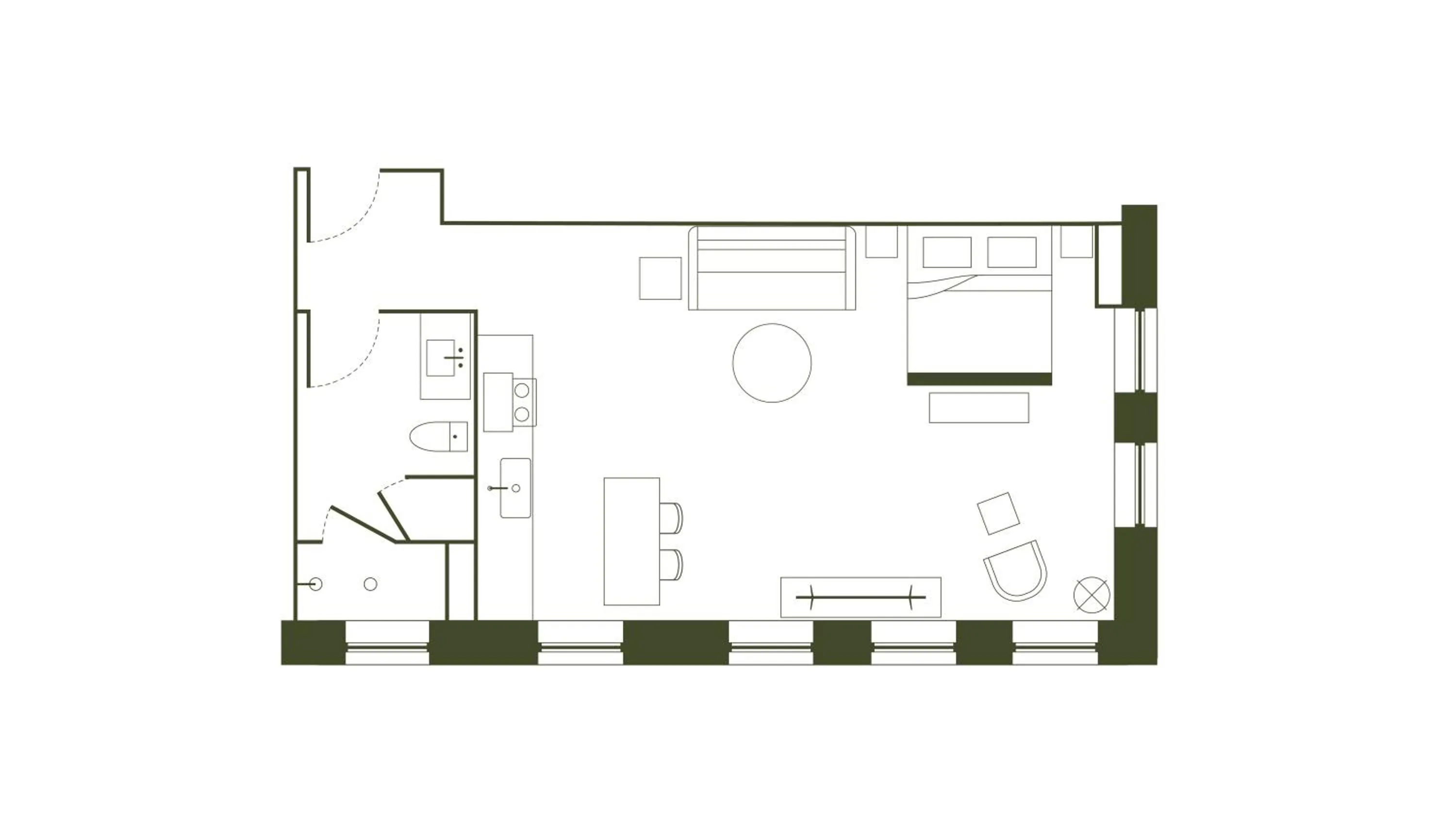 Floor plan in The Pinch Charleston