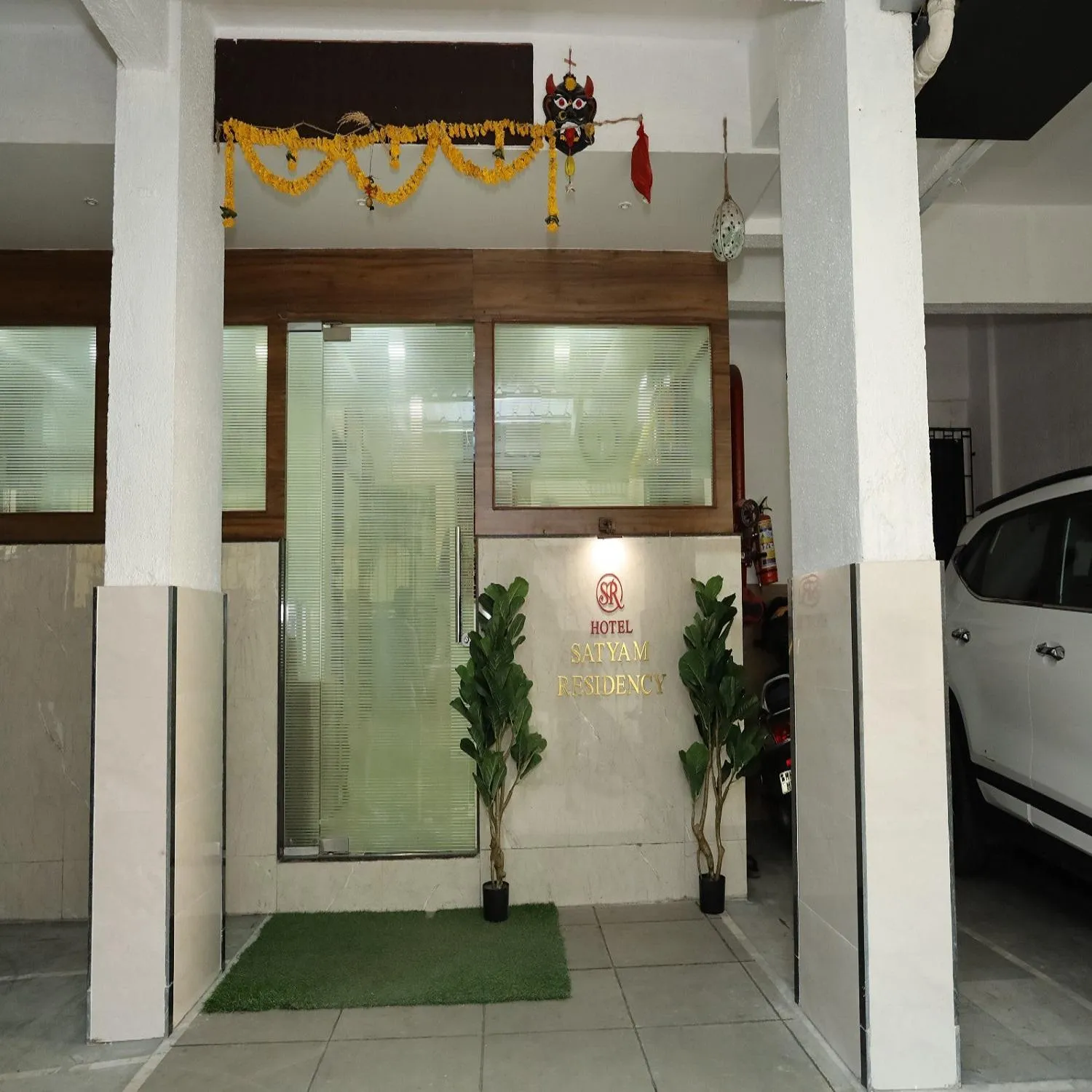 Parking in Hotel Satyam Residency