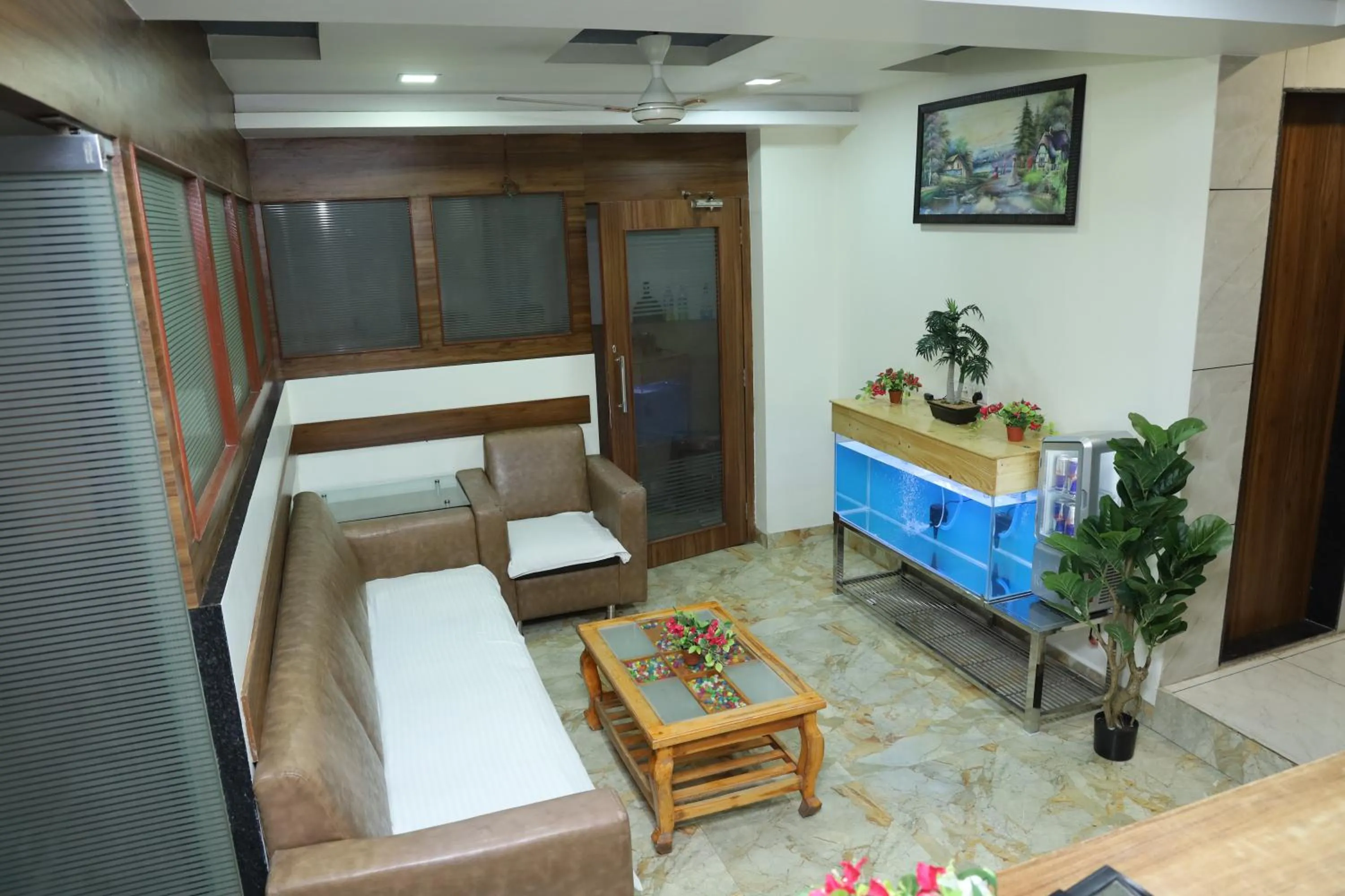 Lobby or reception in Hotel Satyam Residency