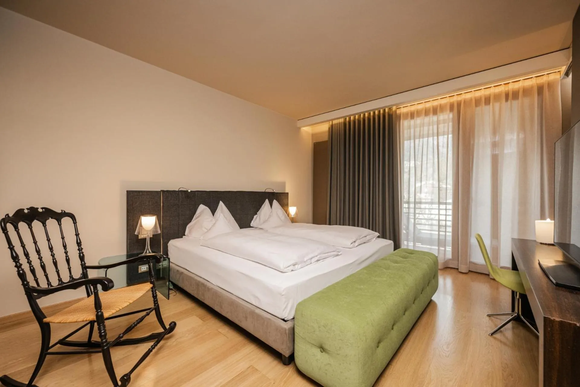 Photo of the whole room, Bed in Hotel Therme Meran - Terme Merano