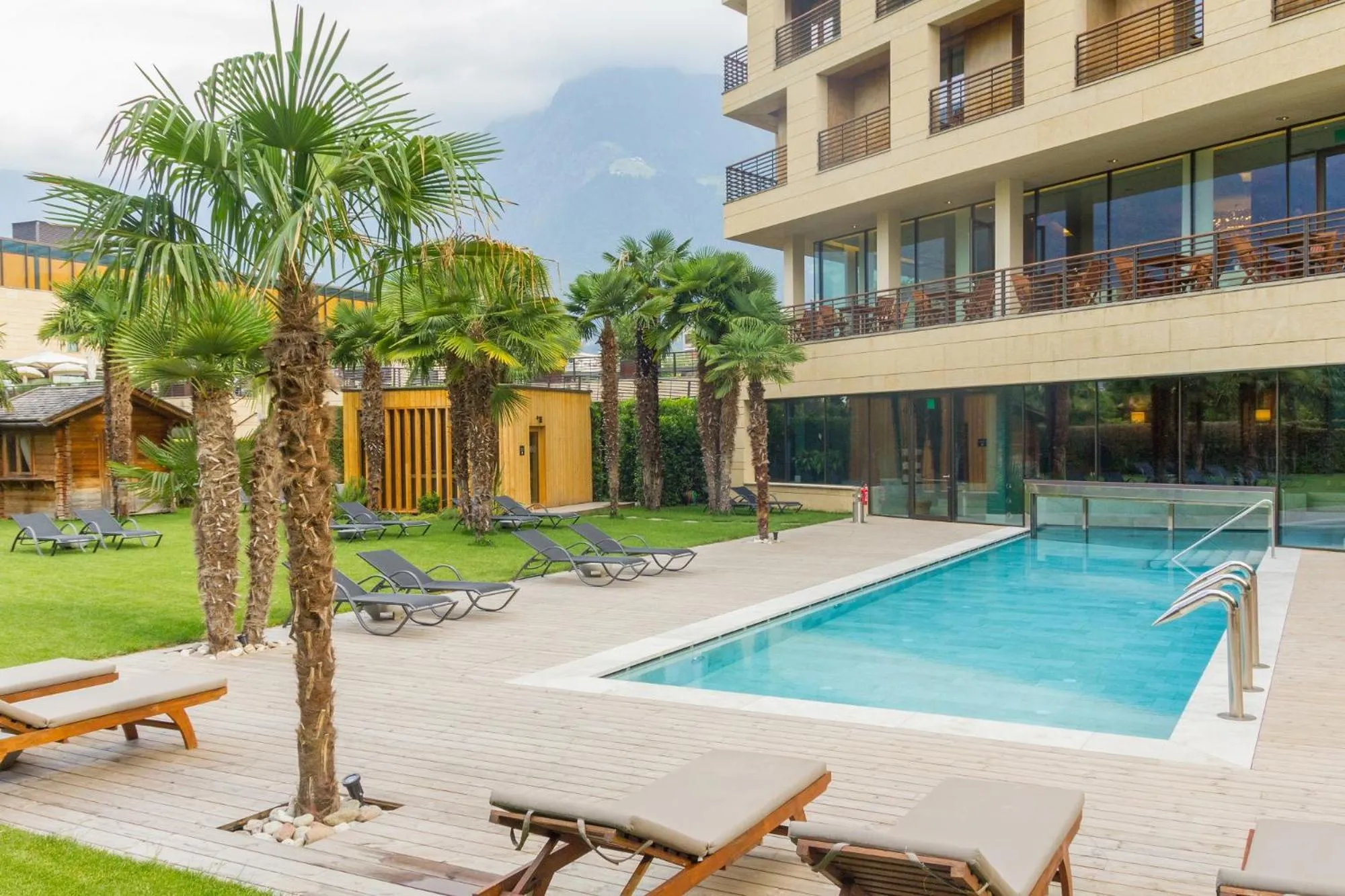 Garden in Hotel Therme Meran - Terme Merano