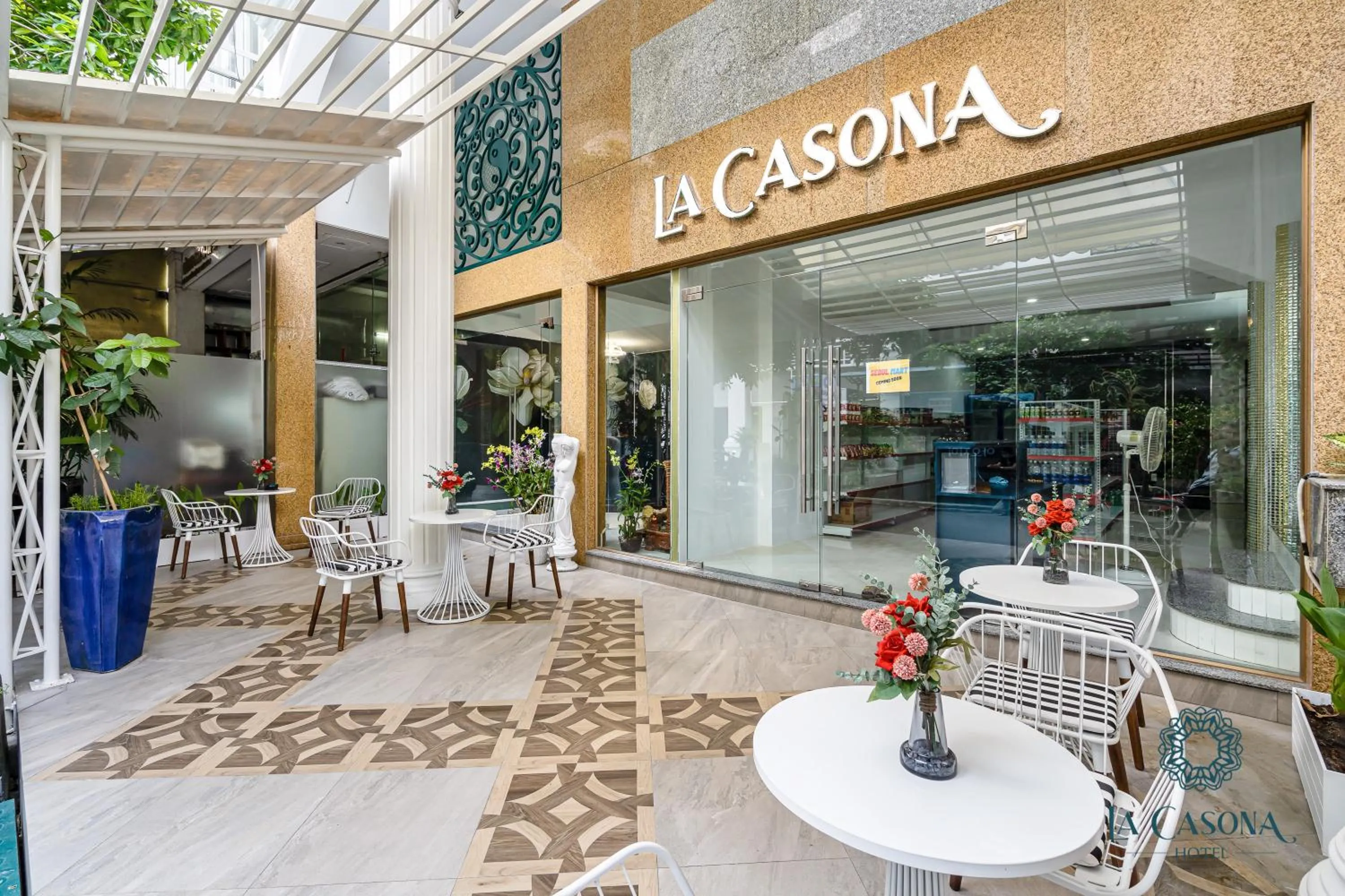 Property logo or sign in La Casona Hotel