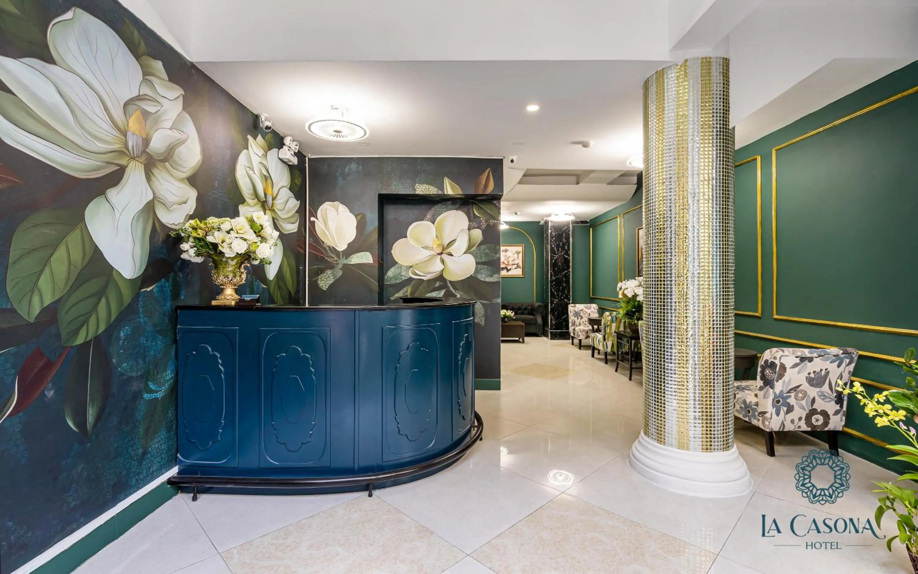 Lobby or reception in La Casona Hotel