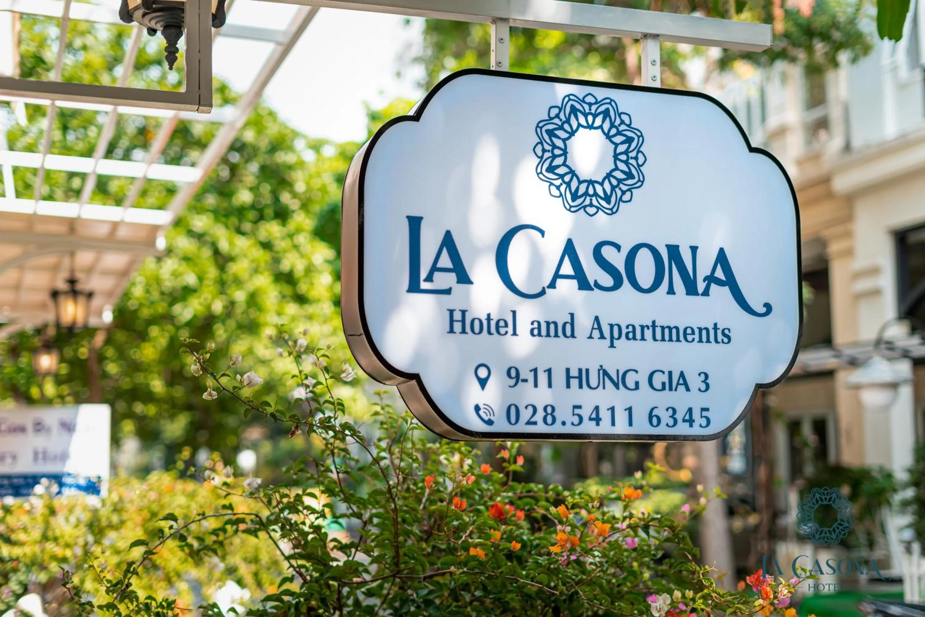 Property logo or sign in La Casona Hotel