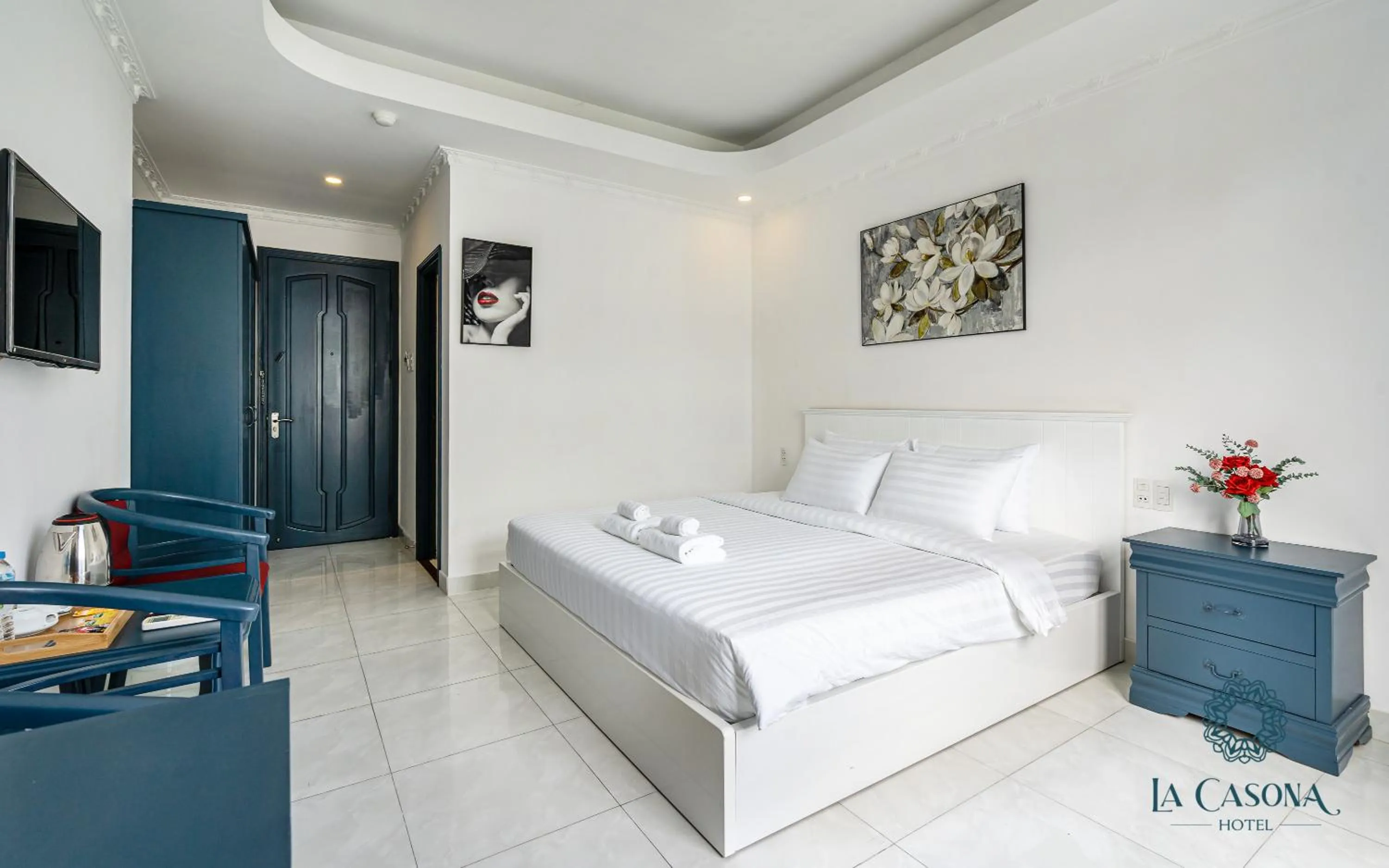 Bed in La Casona Hotel