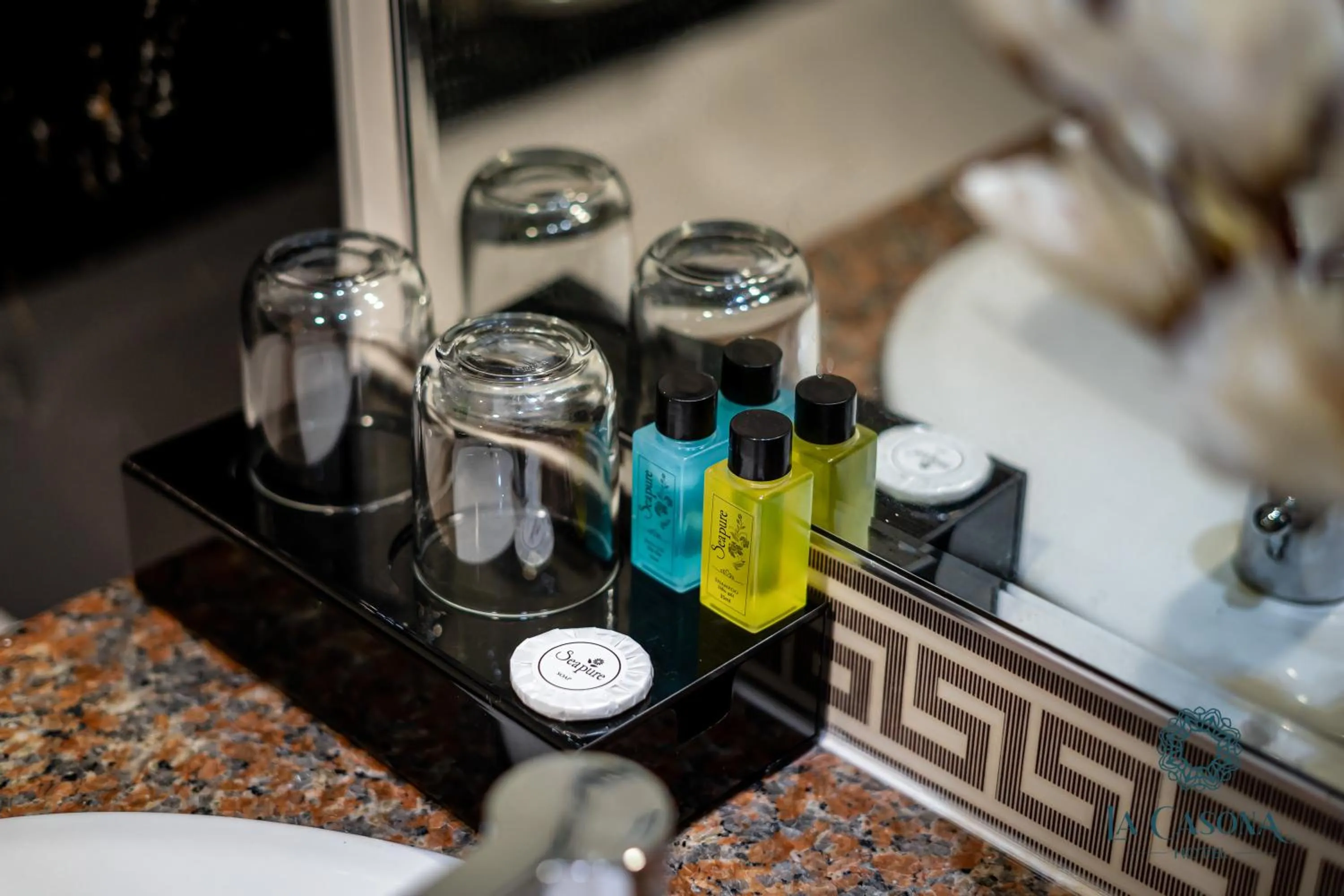 Decorative detail in La Casona Hotel