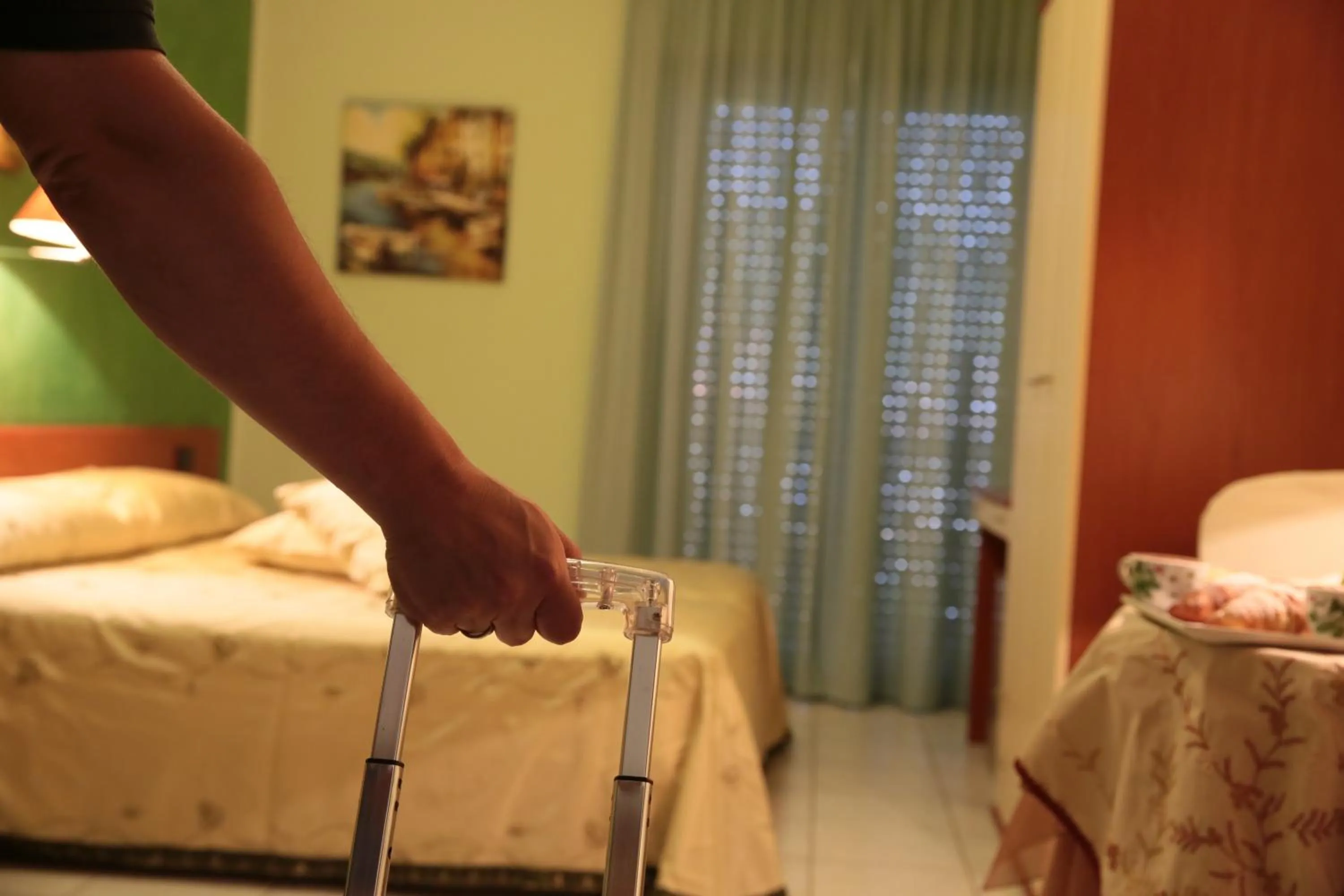 Decorative detail, Bed in Hotel Leon - Ristorante Al Cavallino Rosso