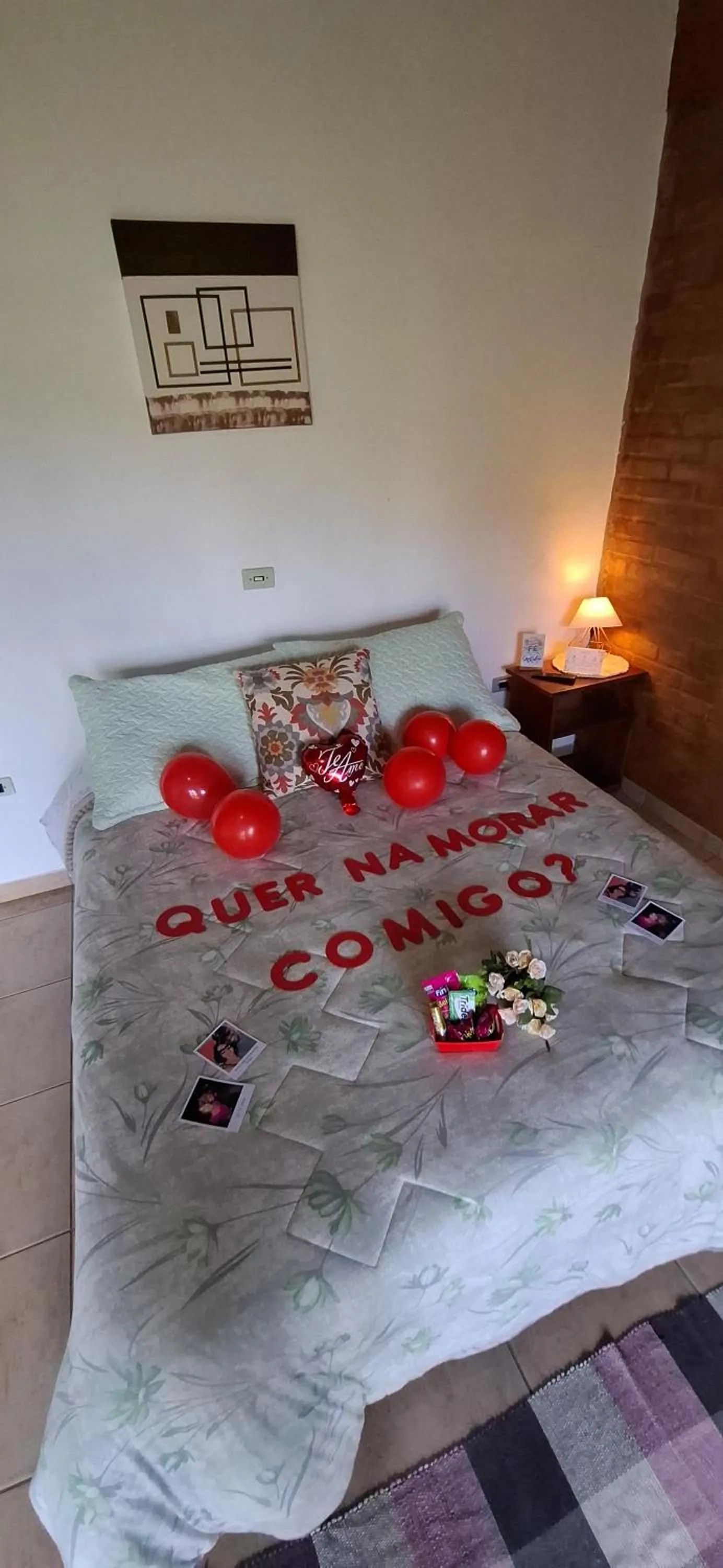 Bed in Pousada Vitória