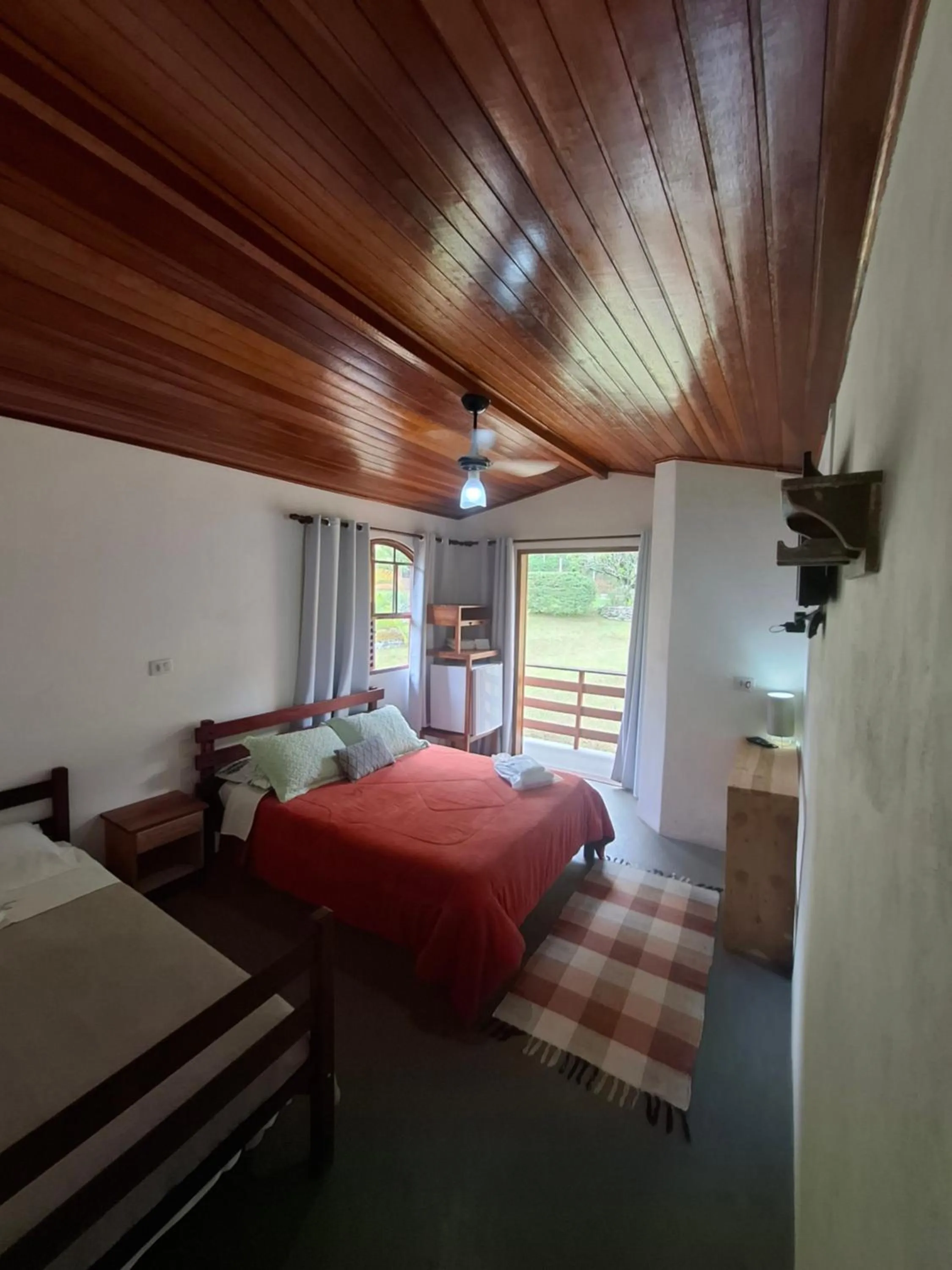 Bed in Pousada Vitória