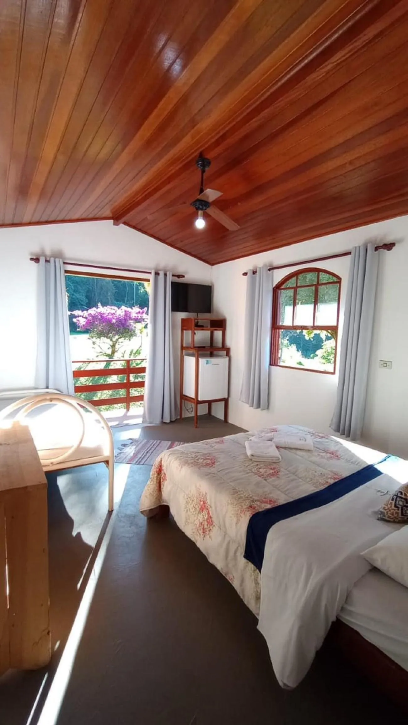 Bed in Pousada Vitória