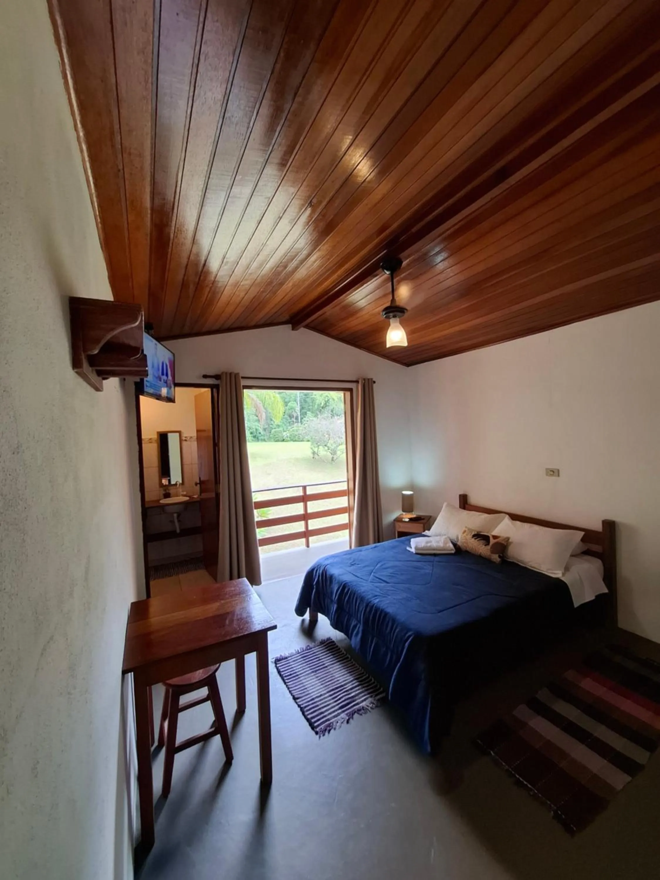 Bed in Pousada Vitória