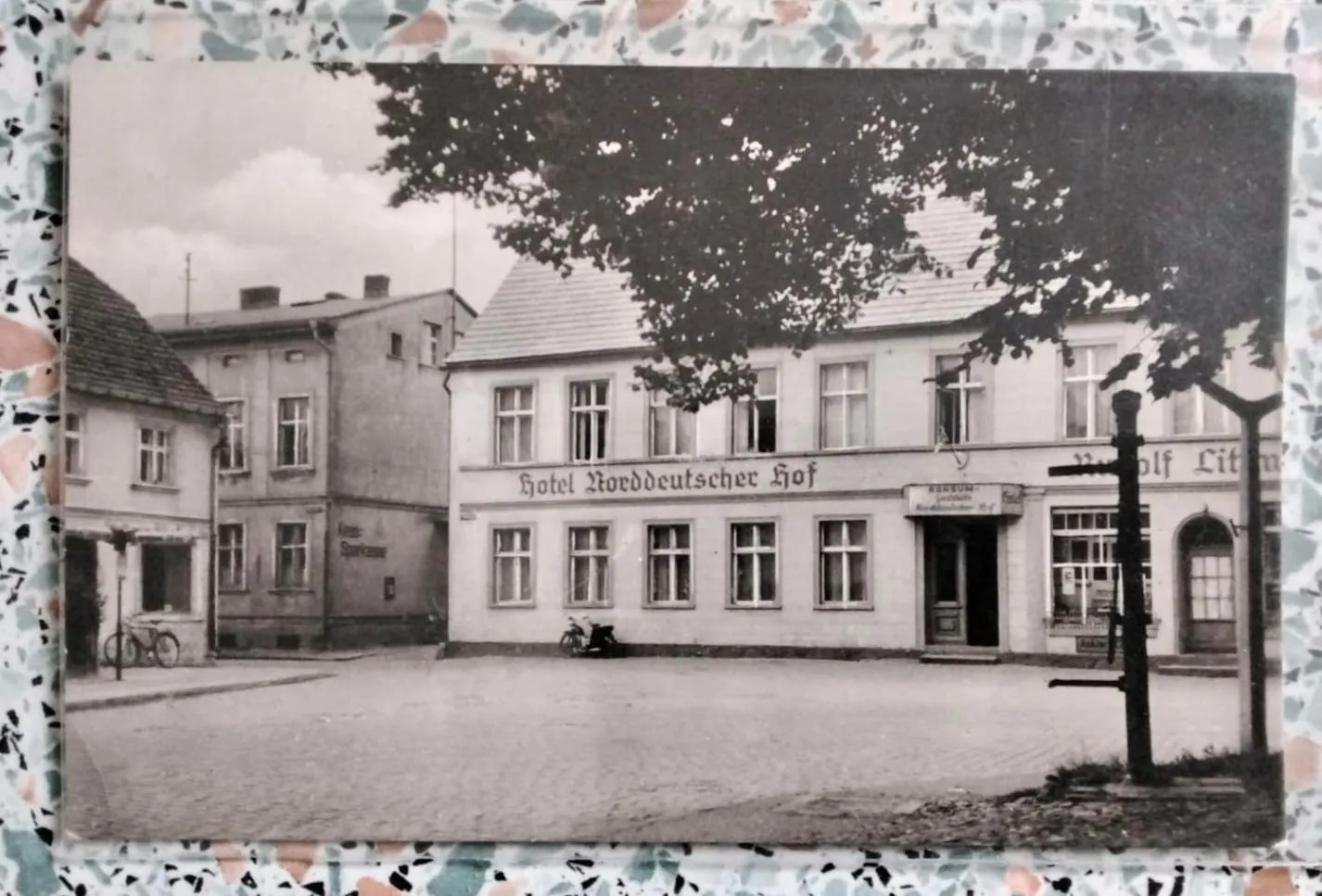 Property building in norddeutscher Hof - Kutscherstation