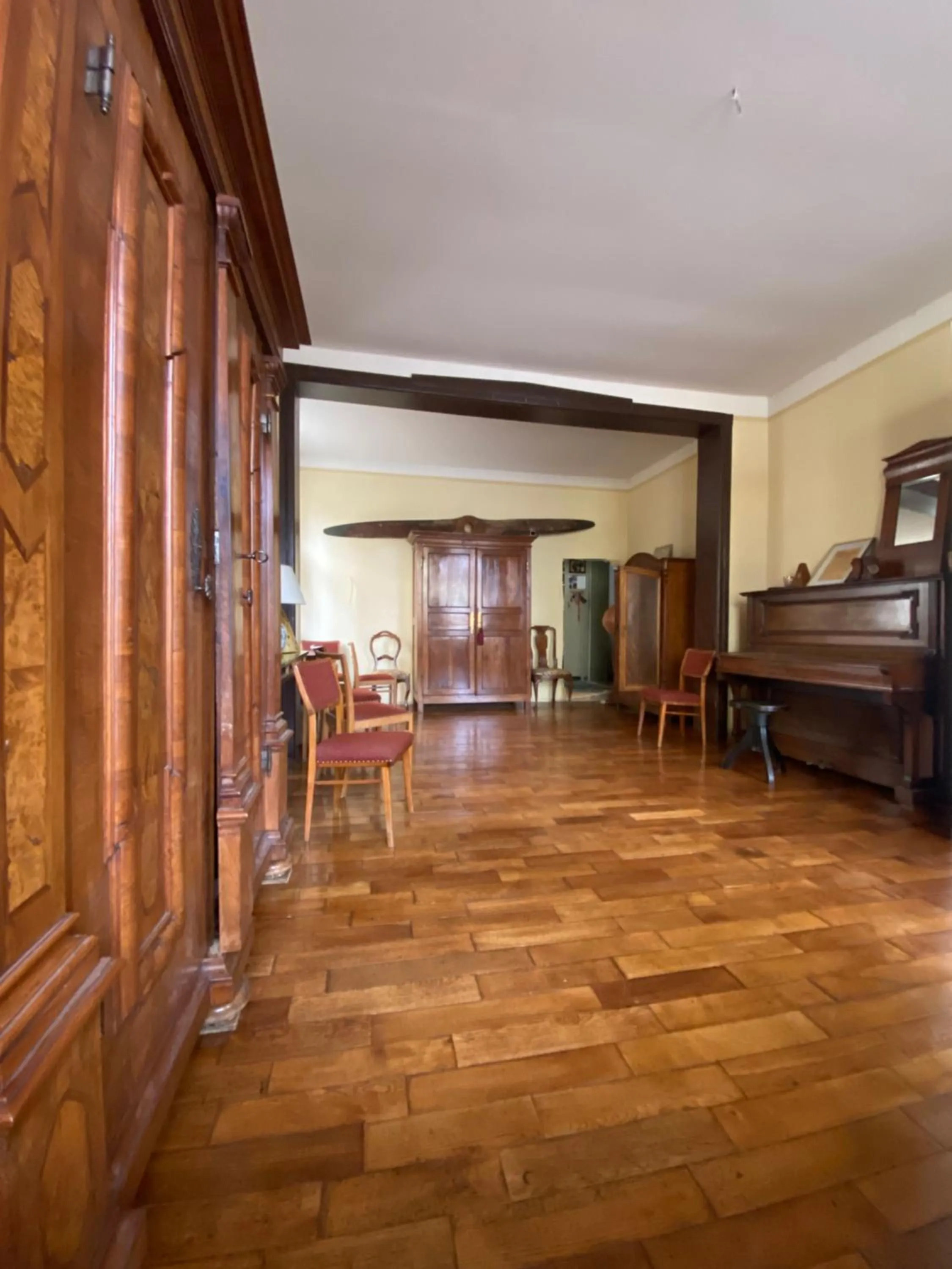 Communal lounge/ TV room in norddeutscher Hof - Kutscherstation