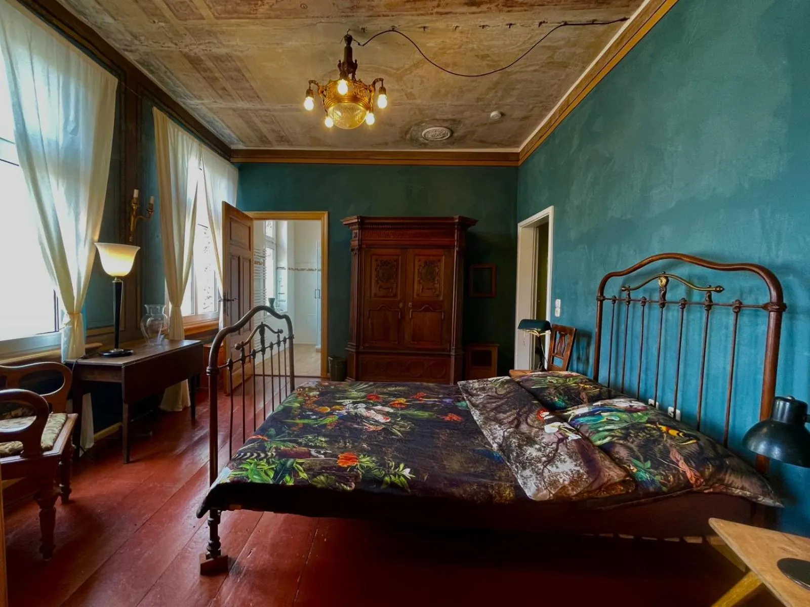 Bed in norddeutscher Hof - Kutscherstation