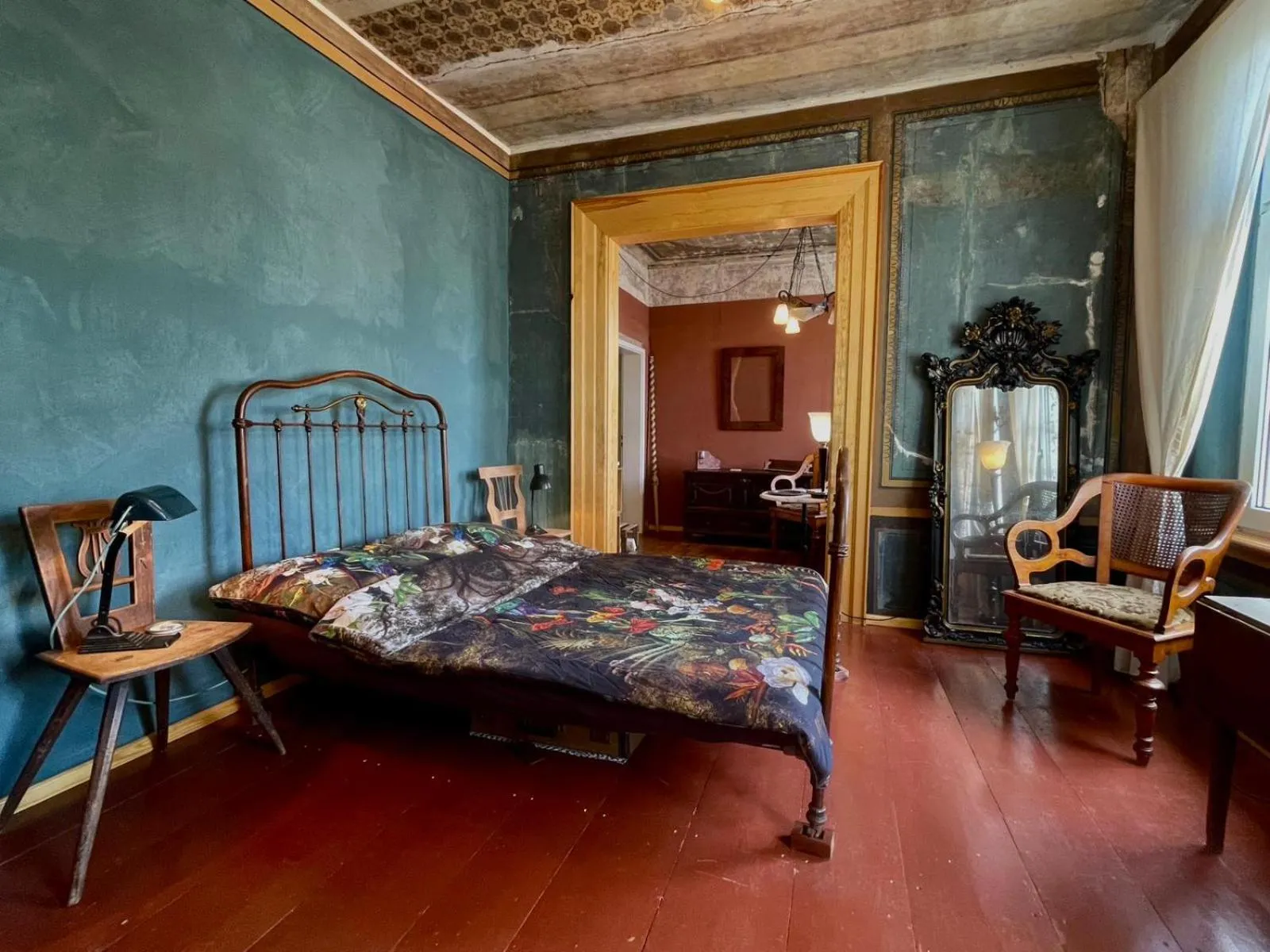 Living room in norddeutscher Hof - Kutscherstation