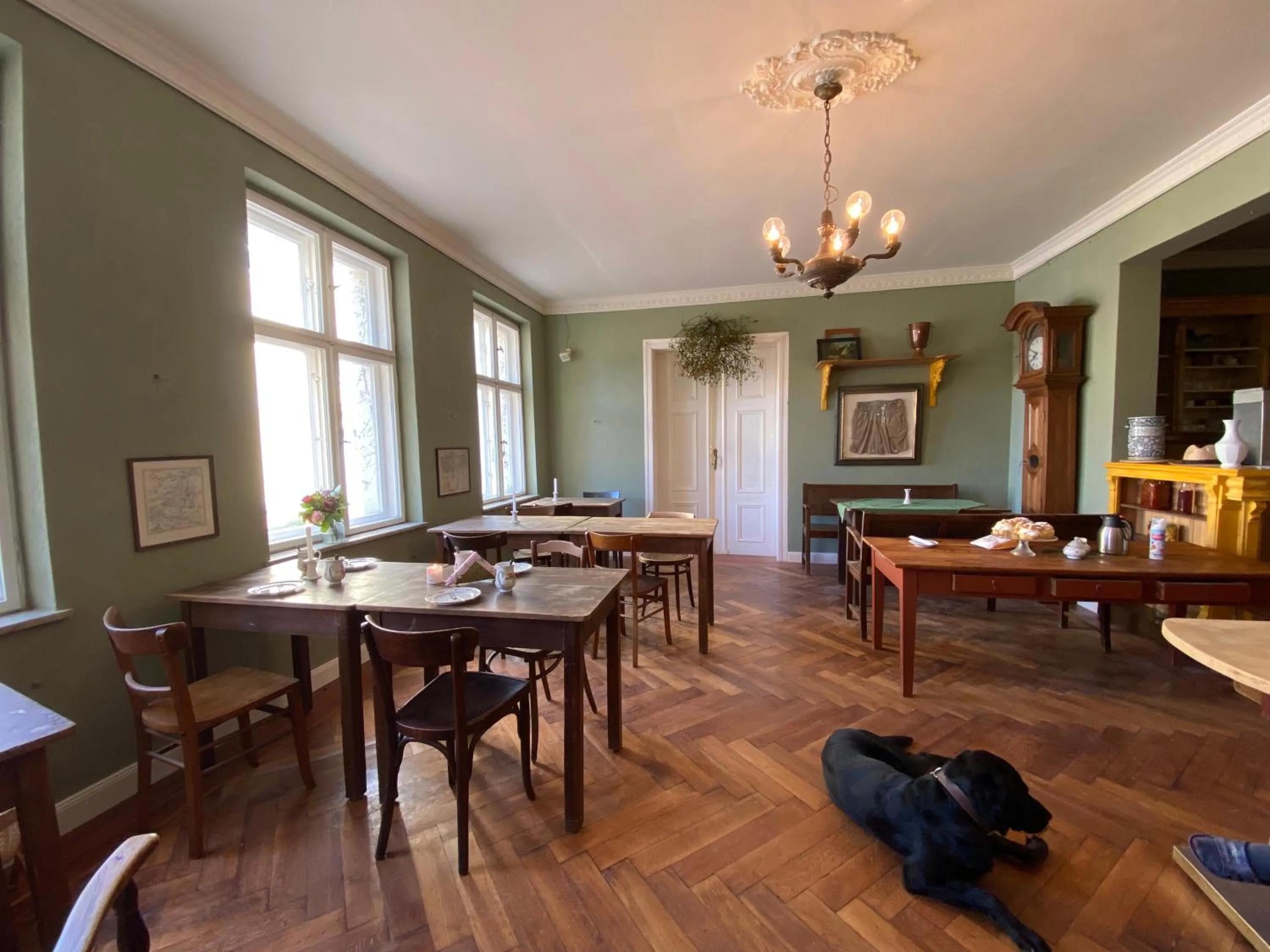 Living room in norddeutscher Hof - Kutscherstation