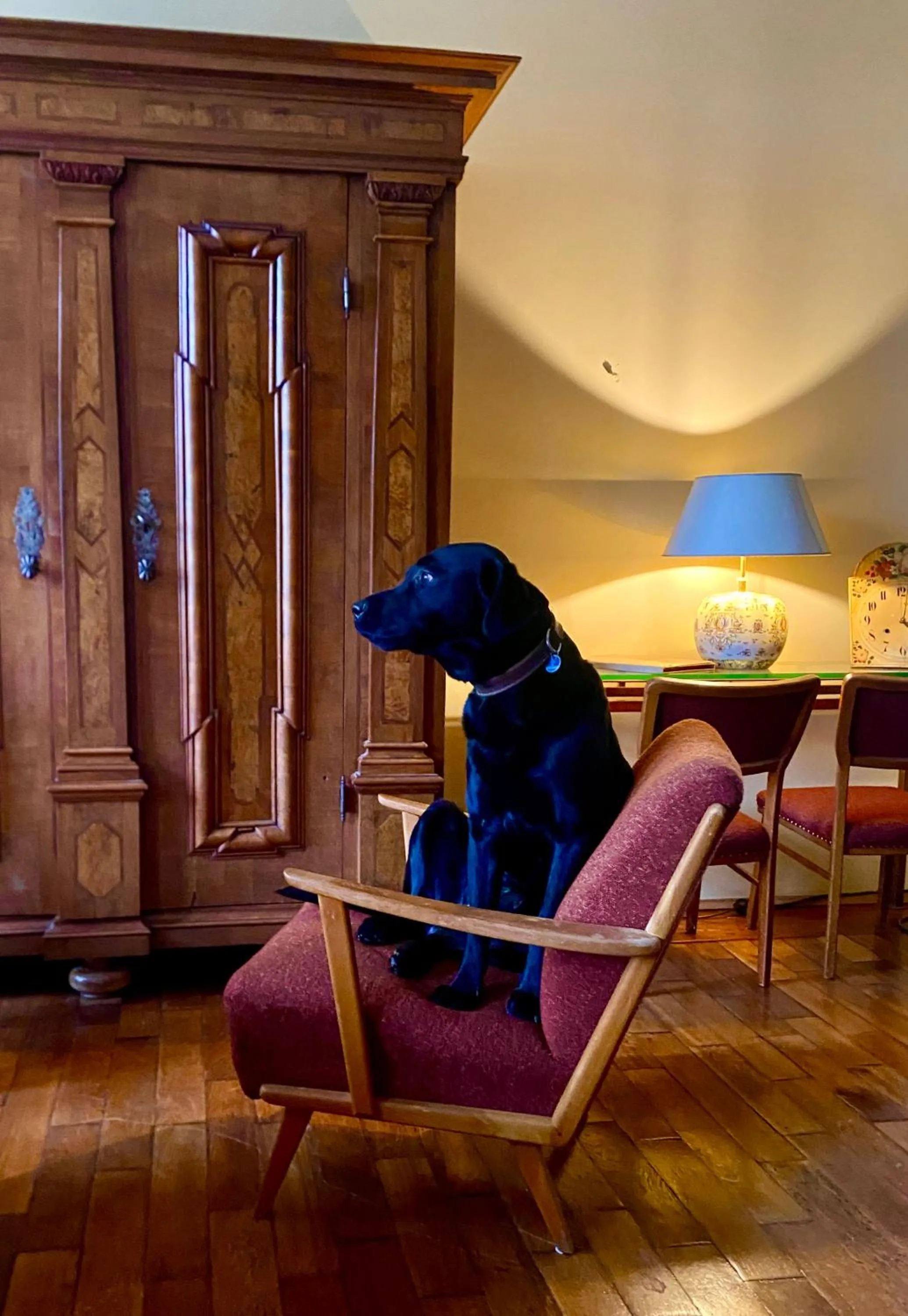 Communal lounge/ TV room in norddeutscher Hof - Kutscherstation