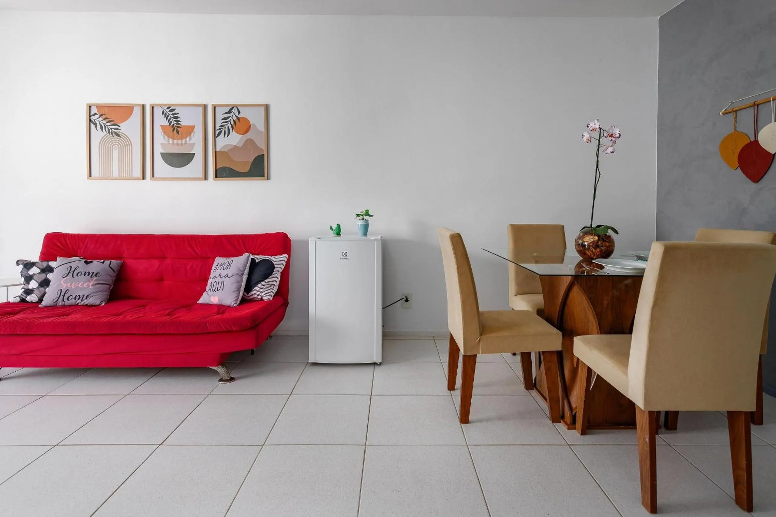 Living room in Rental Home Barra Palace Vista para o mar