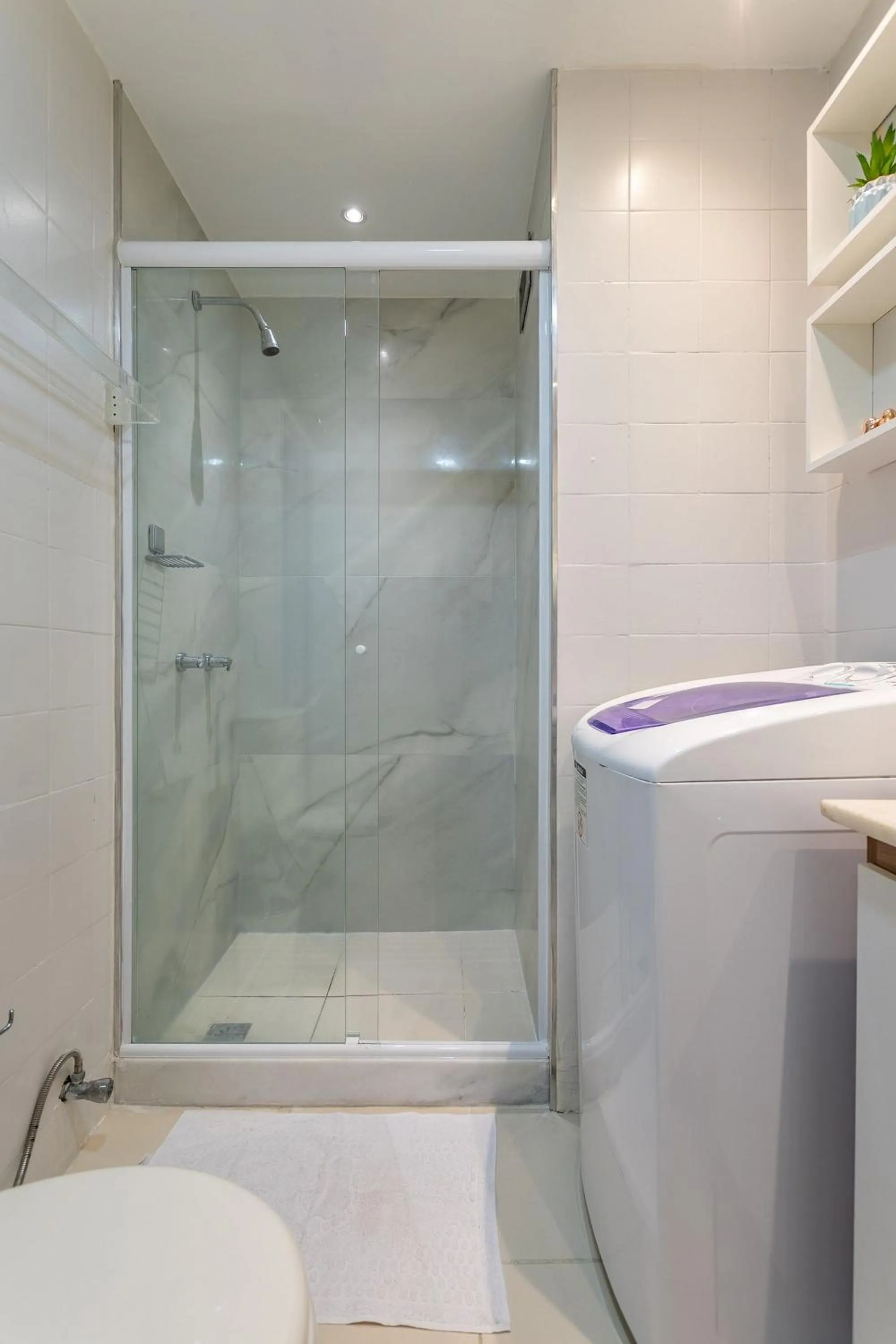 Shower in Rental Home Barra Palace Vista para o mar