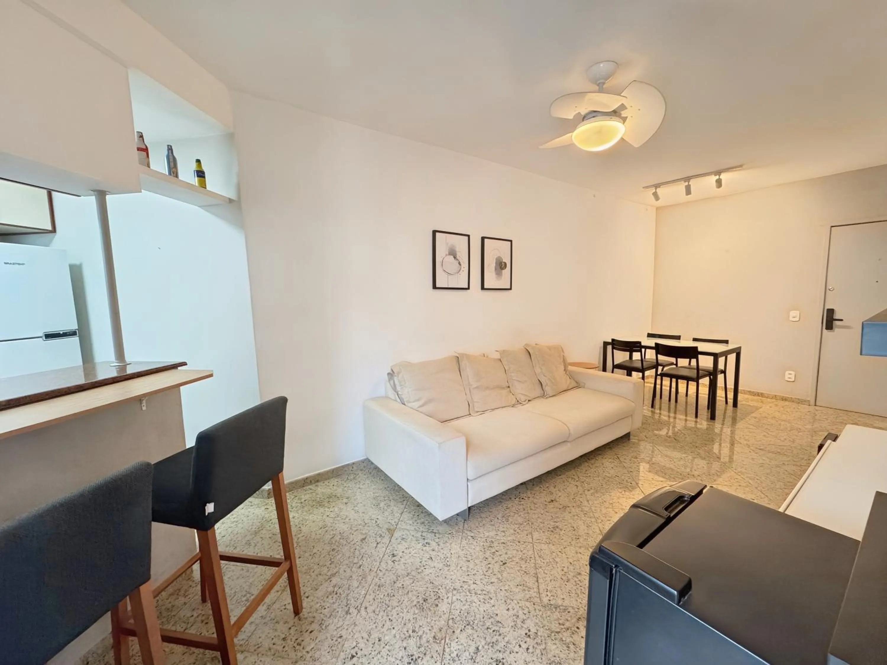 Living room in Rental Home Barra Palace Vista para o mar