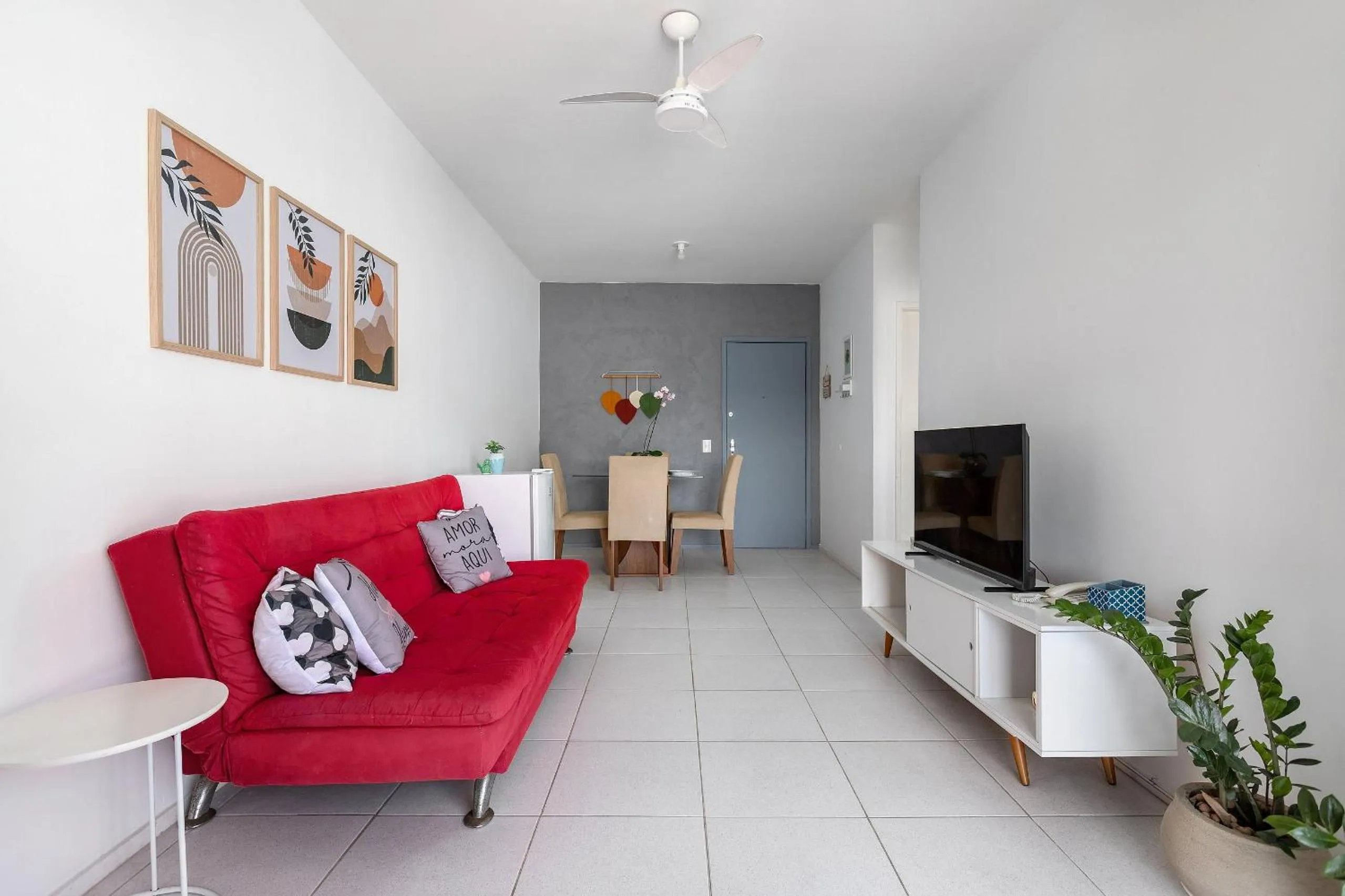 Living room in Rental Home Barra Palace Vista para o mar