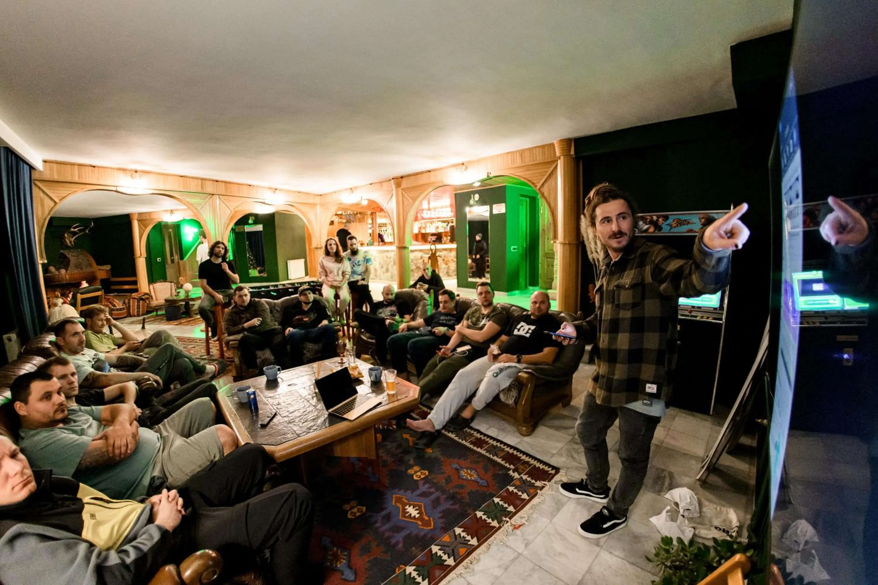 Communal lounge/ TV room in Ozon Gudauri