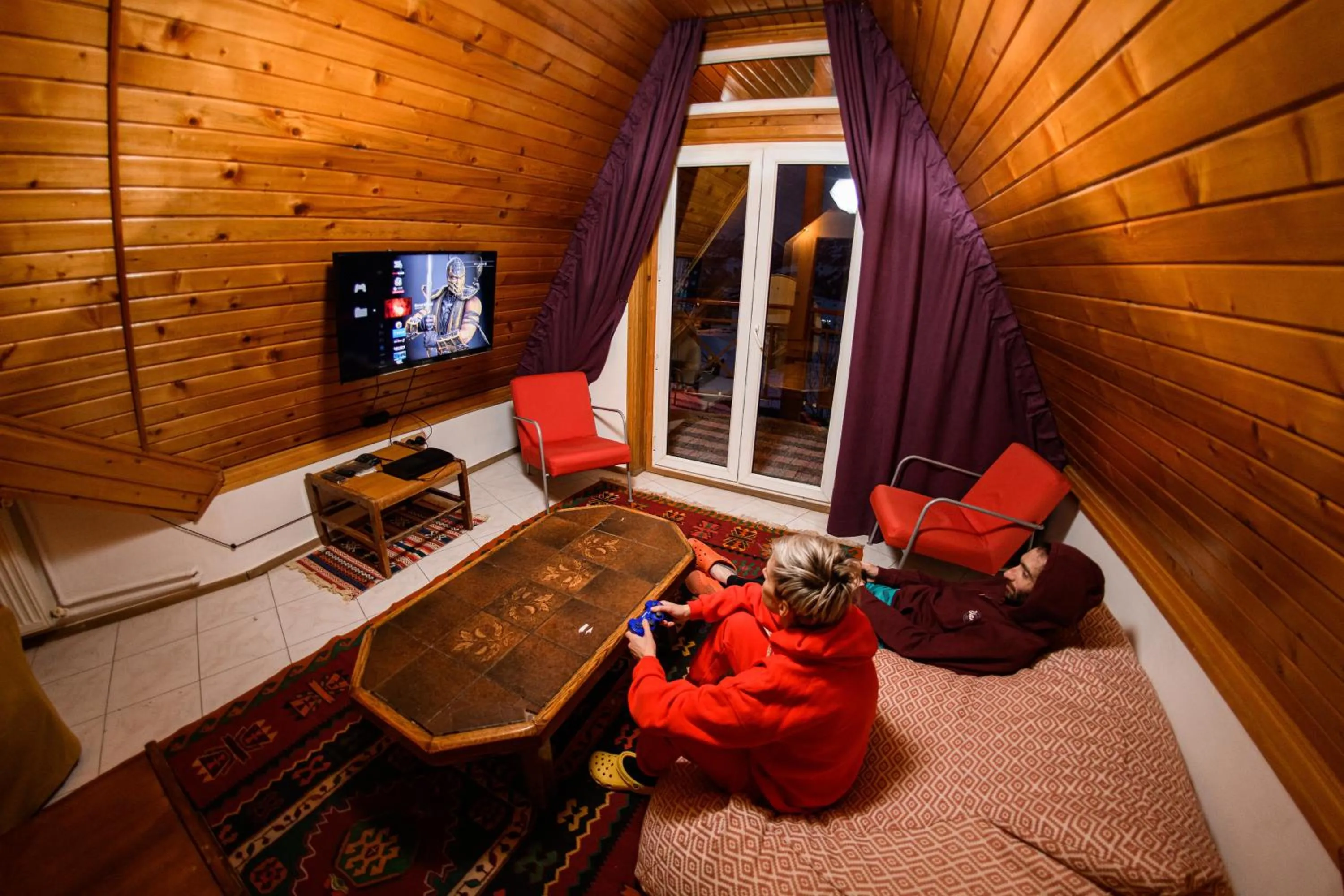 Lounge or bar in Ozon Gudauri