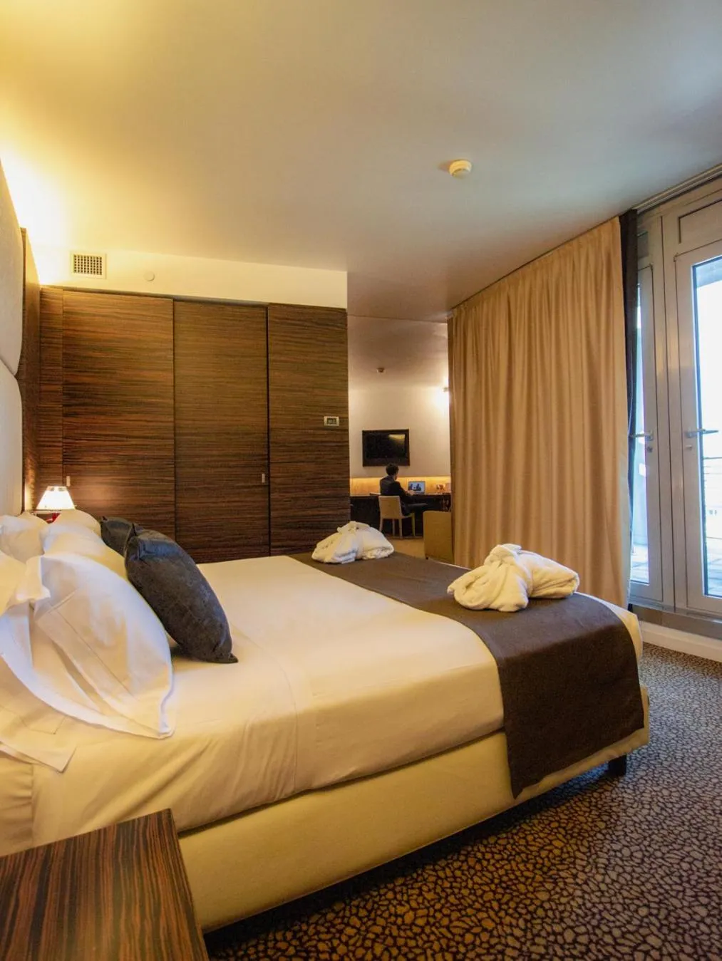 Bed in Antony Palace Hotel - Venice Airport