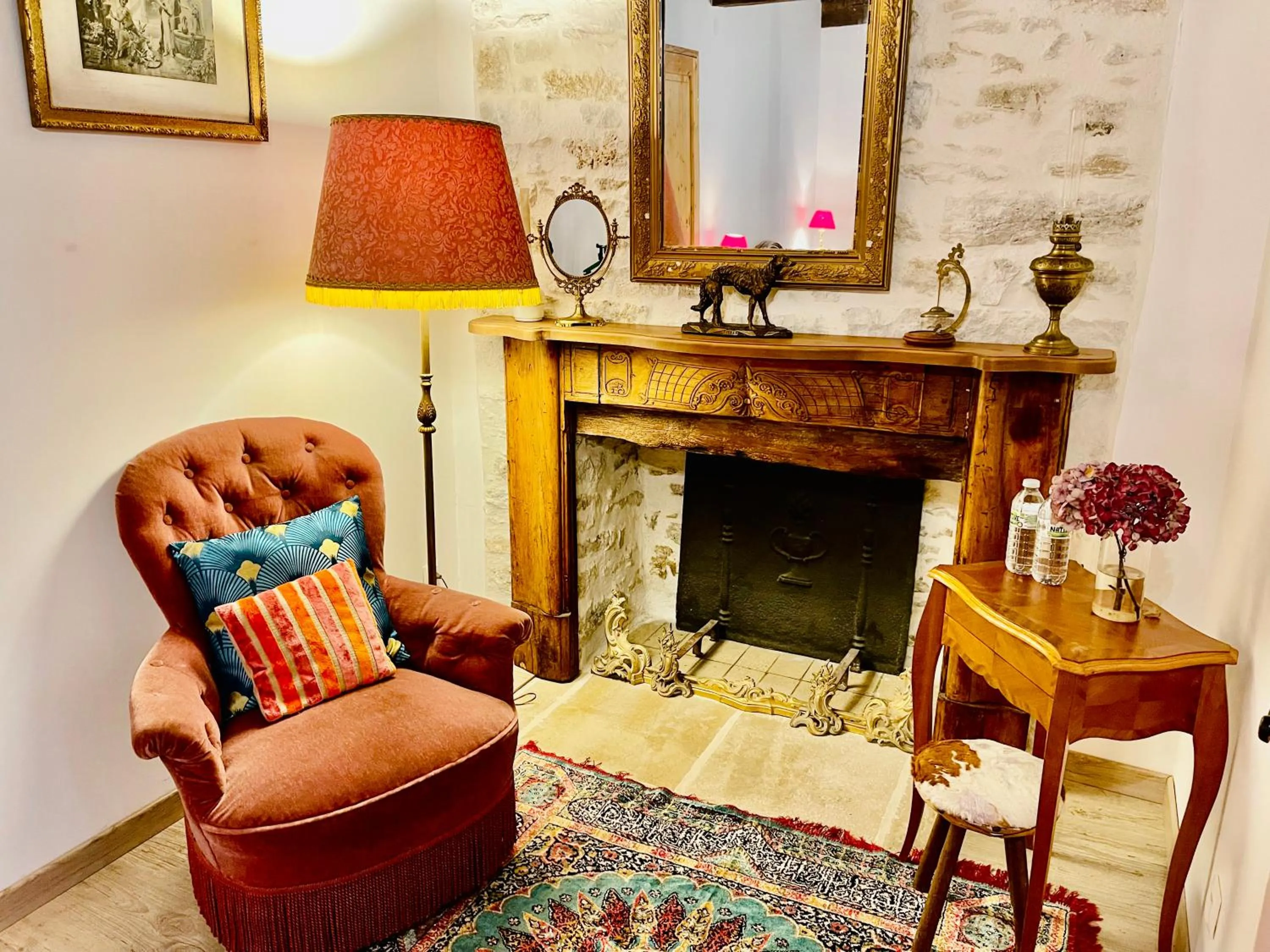 Seating area in Manoir Saint-Pierre