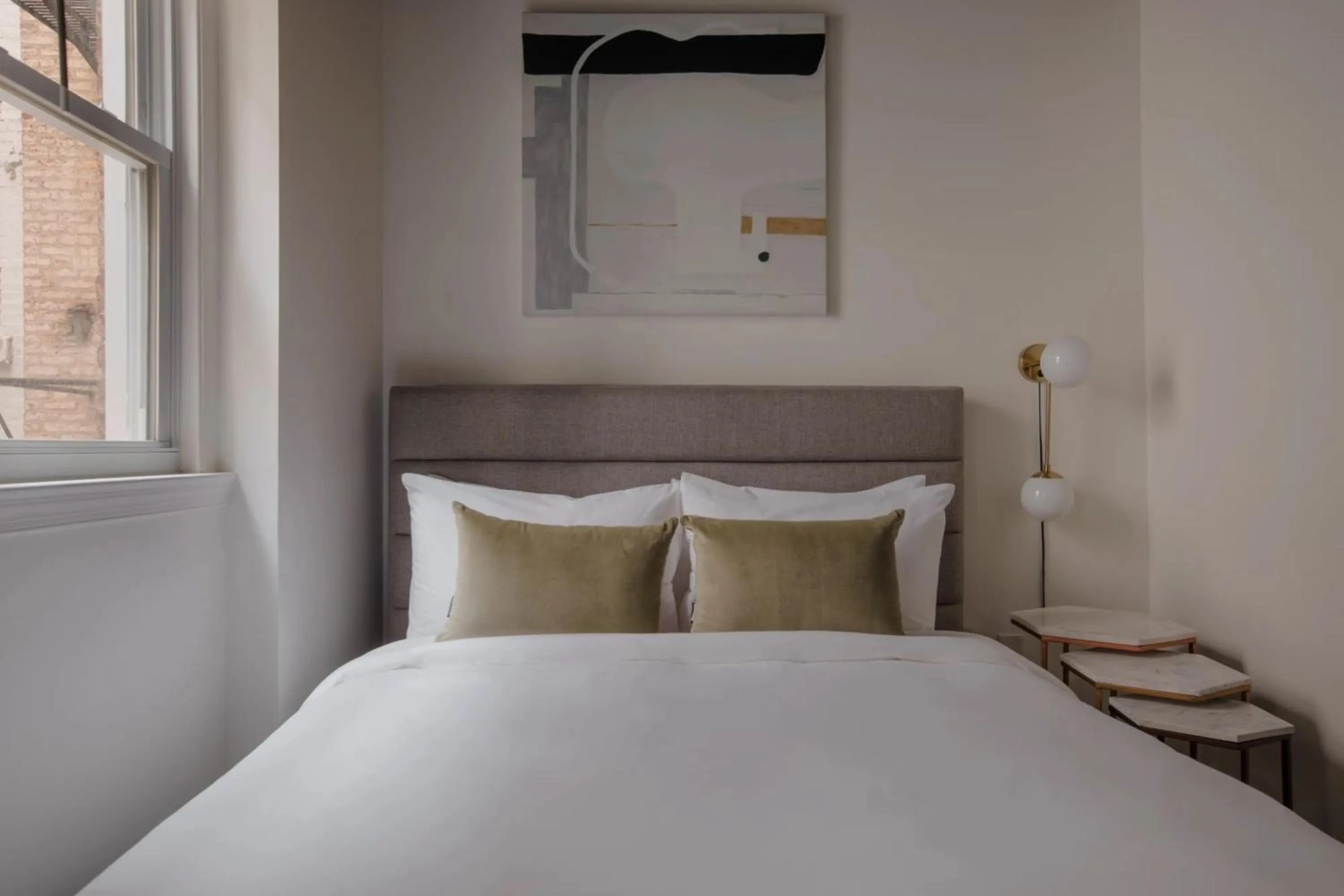 Bedroom, Bed in Found Dupont Circle powered by Sonder