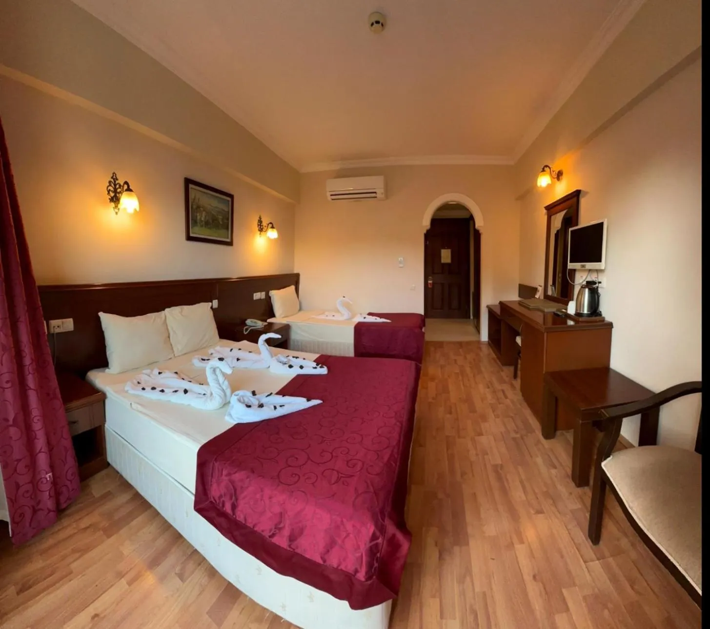 Bed in STELLA HOTEL&Spa ALL INCLUSIVE