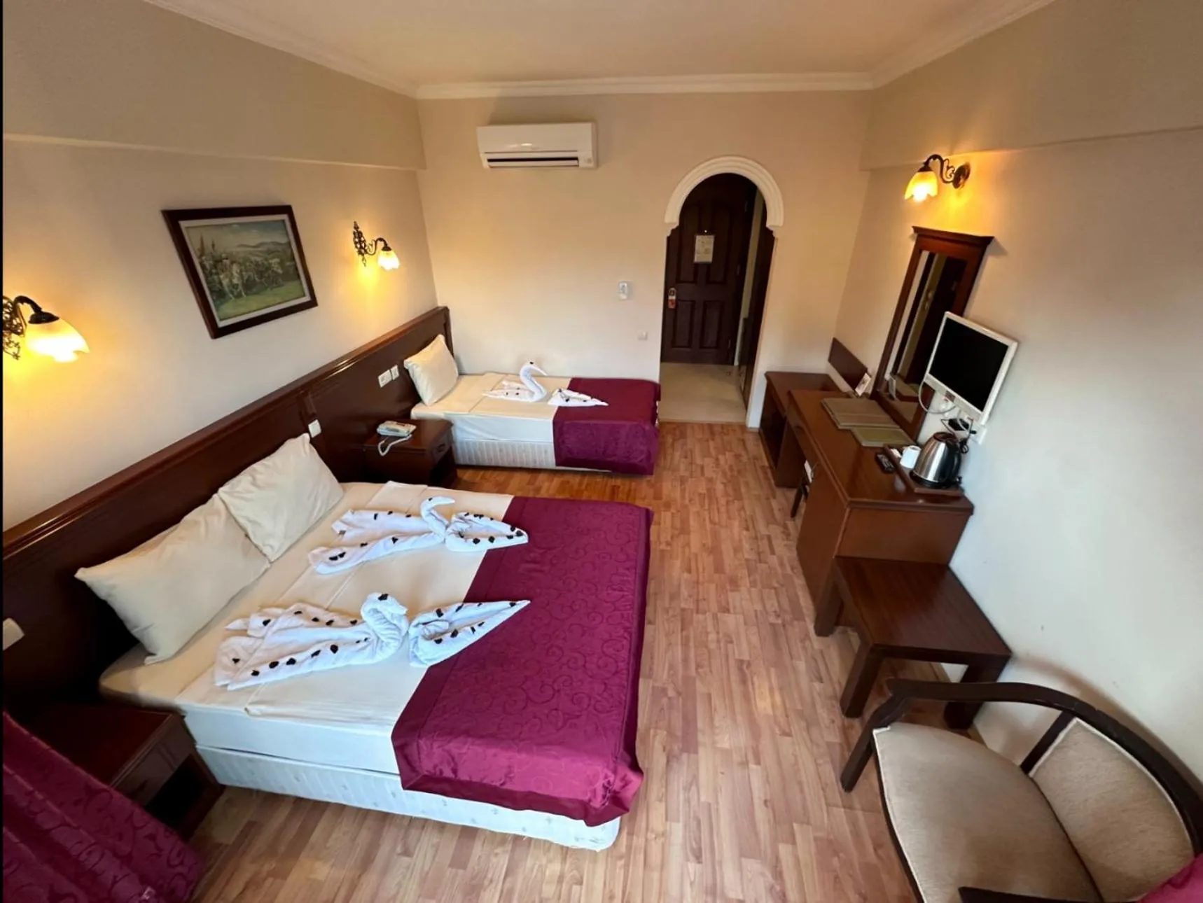 Bed in STELLA HOTEL&Spa ALL INCLUSIVE