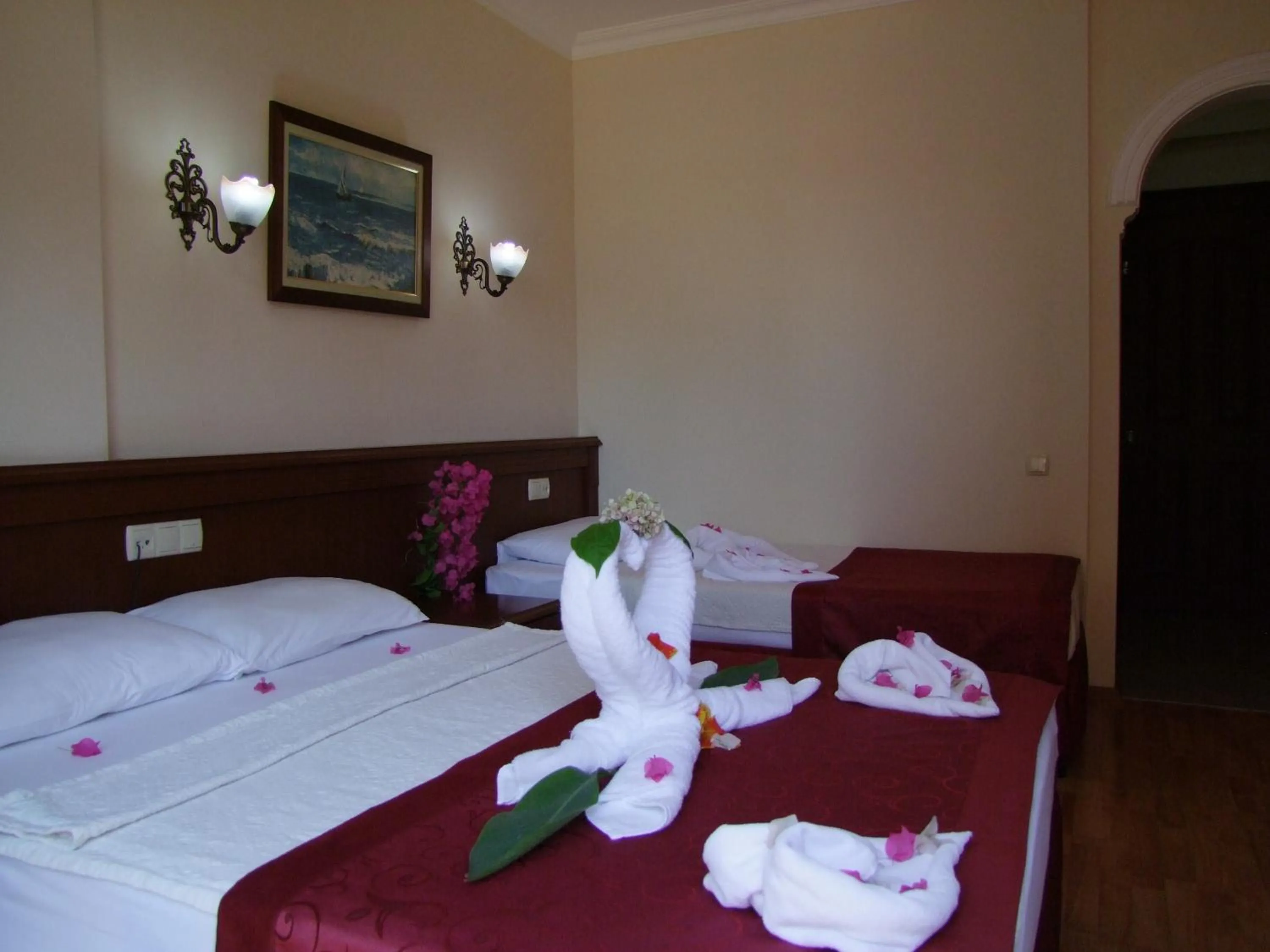 Bed in STELLA HOTEL&Spa ALL INCLUSIVE