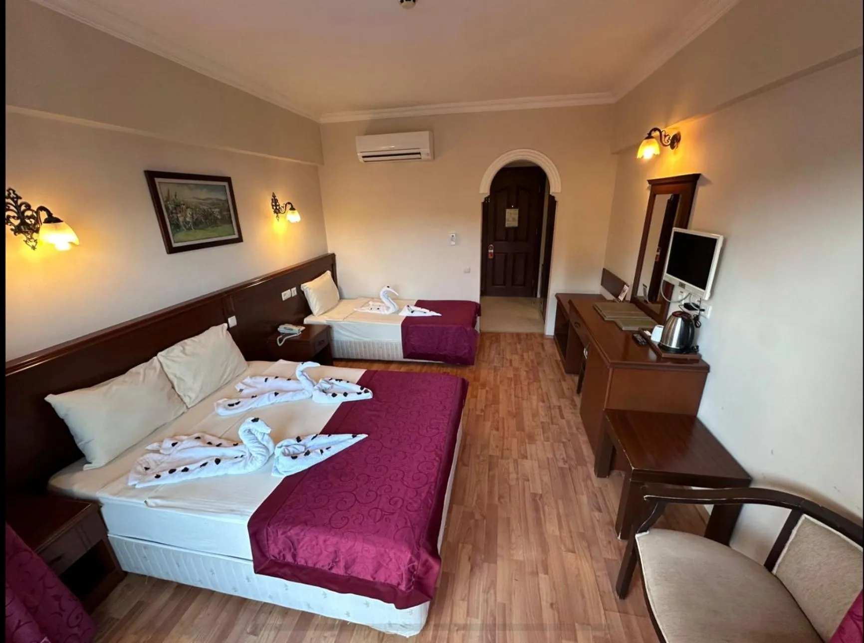 Bed in STELLA HOTEL&Spa ALL INCLUSIVE