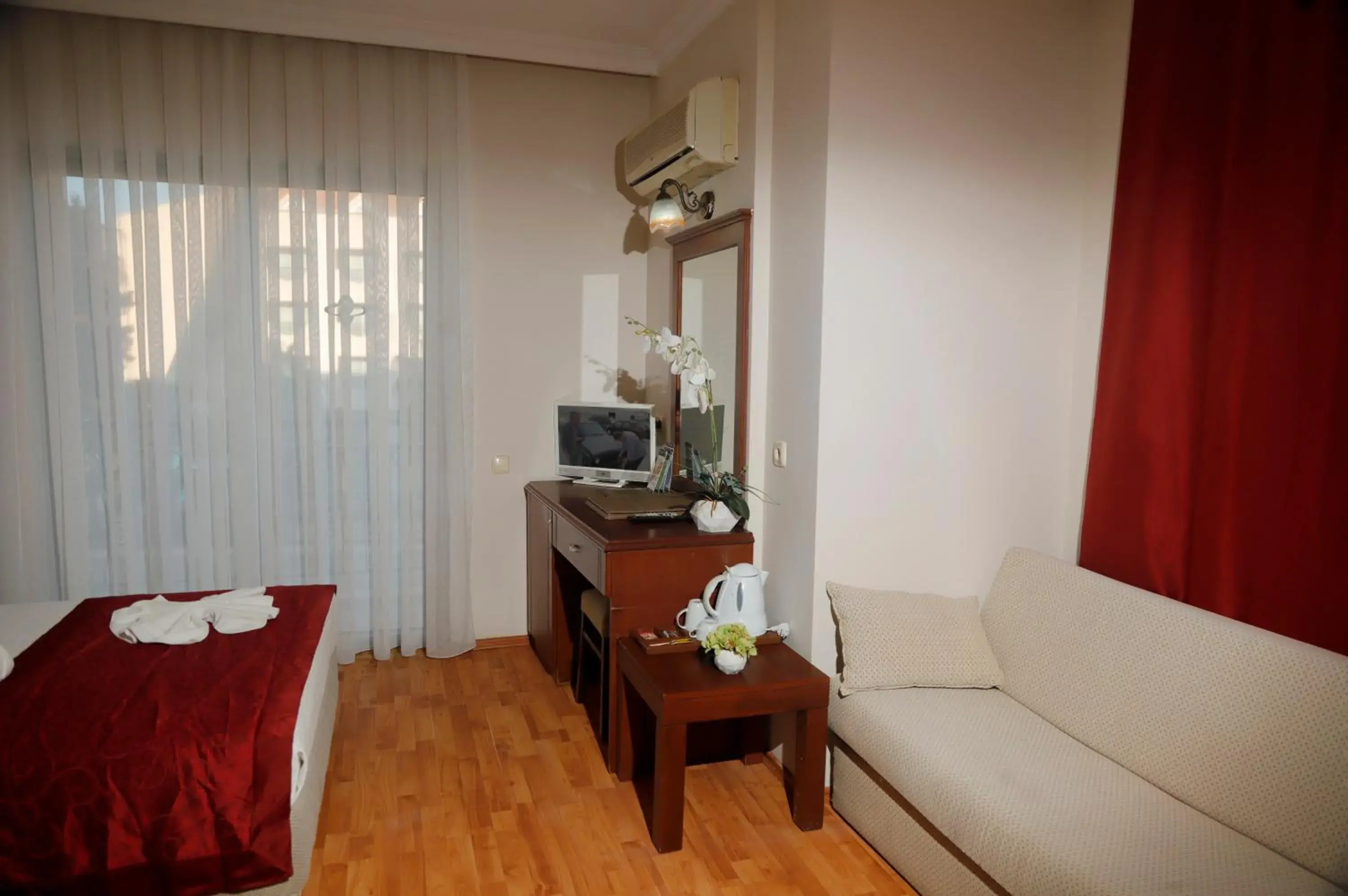 Bed in STELLA HOTEL&Spa ALL INCLUSIVE Bed in STELLA HOTEL&Spa ALL INCLUSIVE