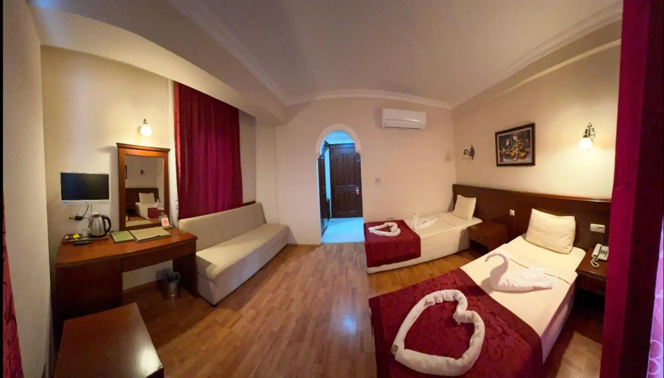 Bed in STELLA HOTEL&Spa ALL INCLUSIVE Bed in STELLA HOTEL&Spa ALL INCLUSIVE