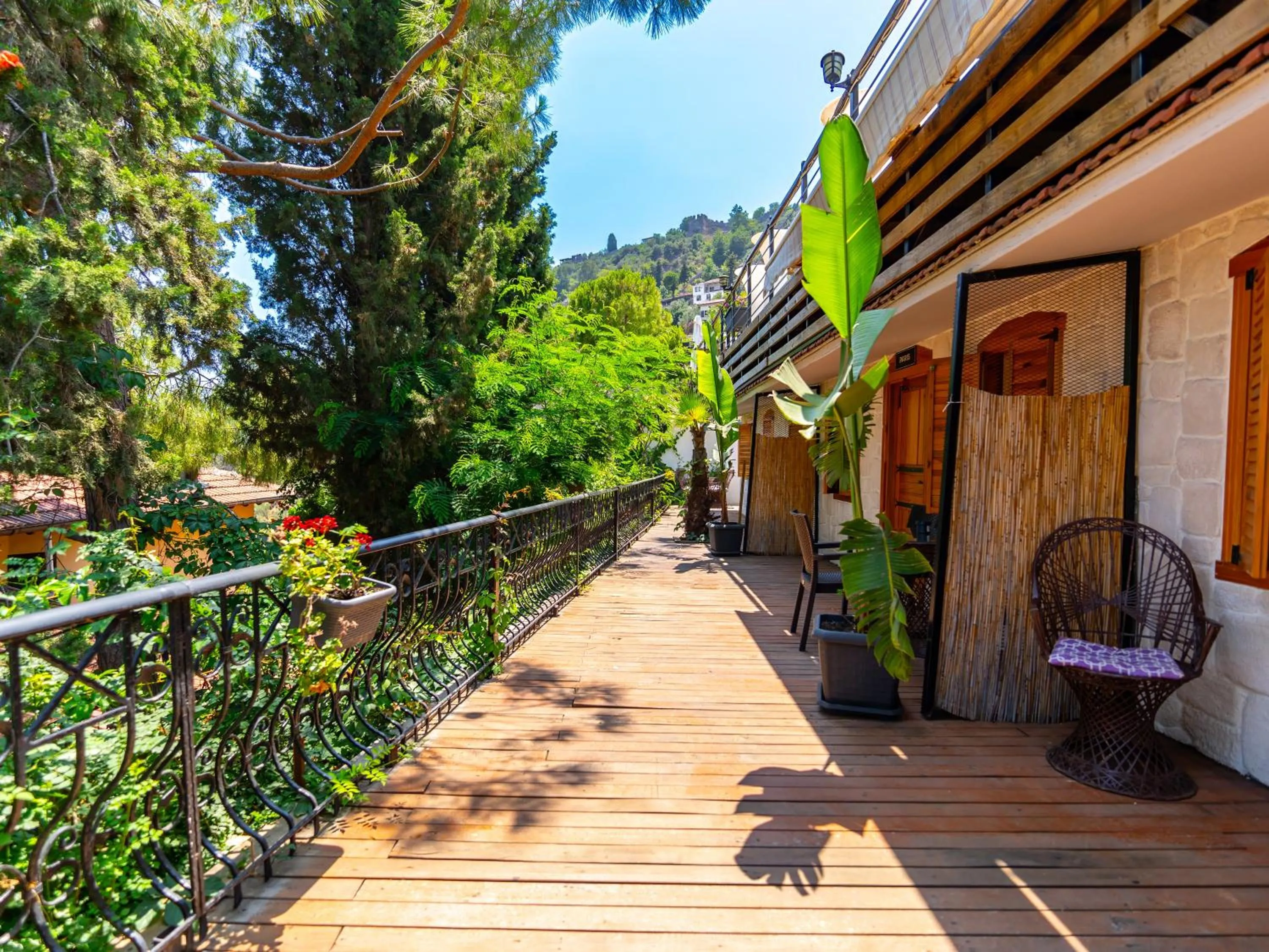 Patio in Castle Boutique Hotel Alanya