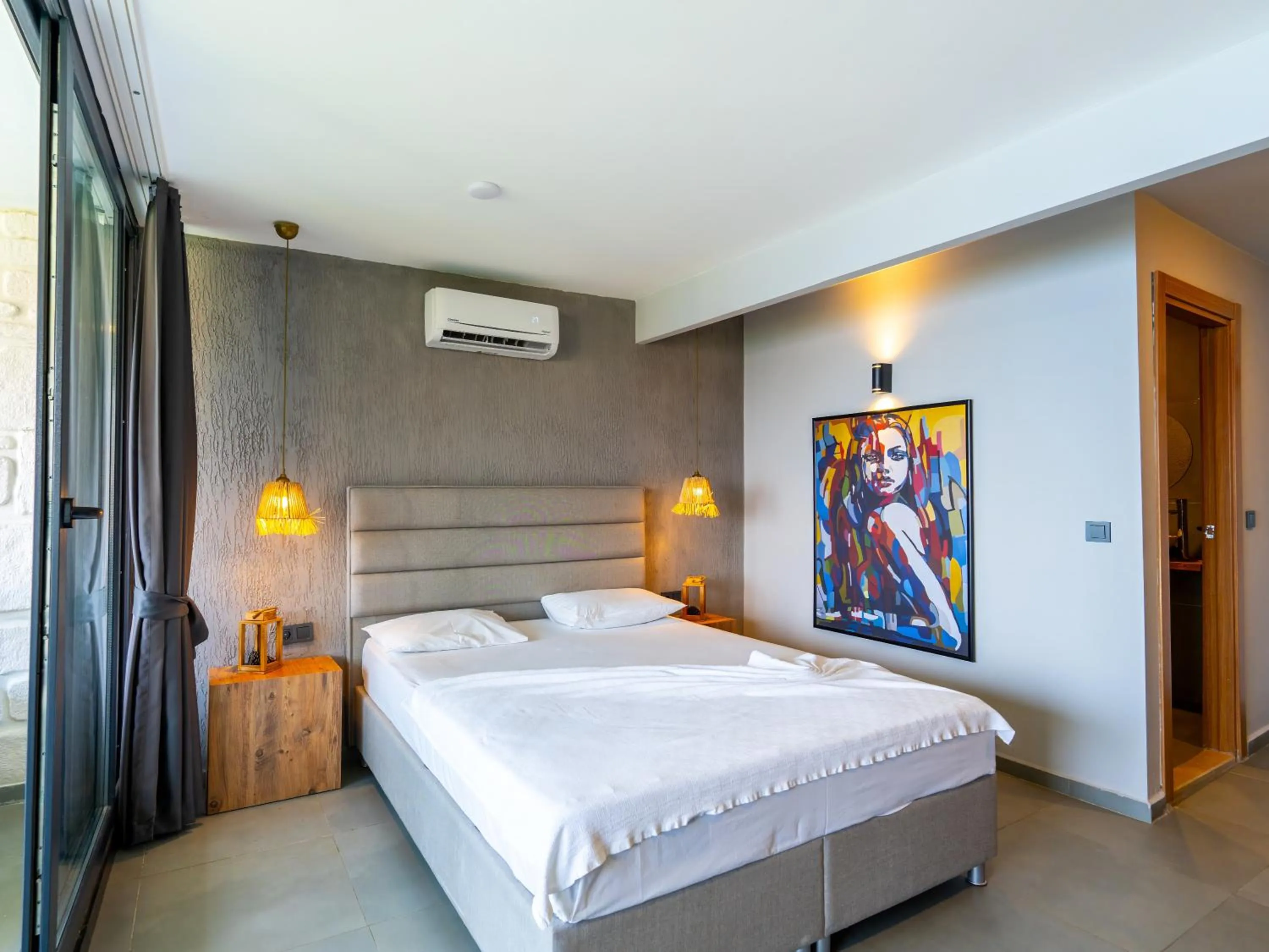 Bed in Castle Boutique Hotel Alanya