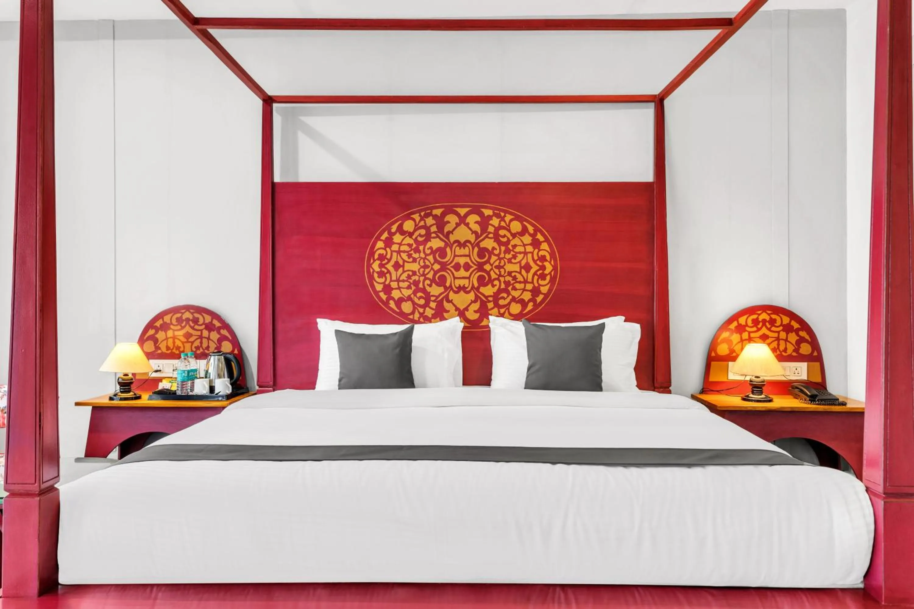 Bed in Koko Maya by Stone Wood Comfort