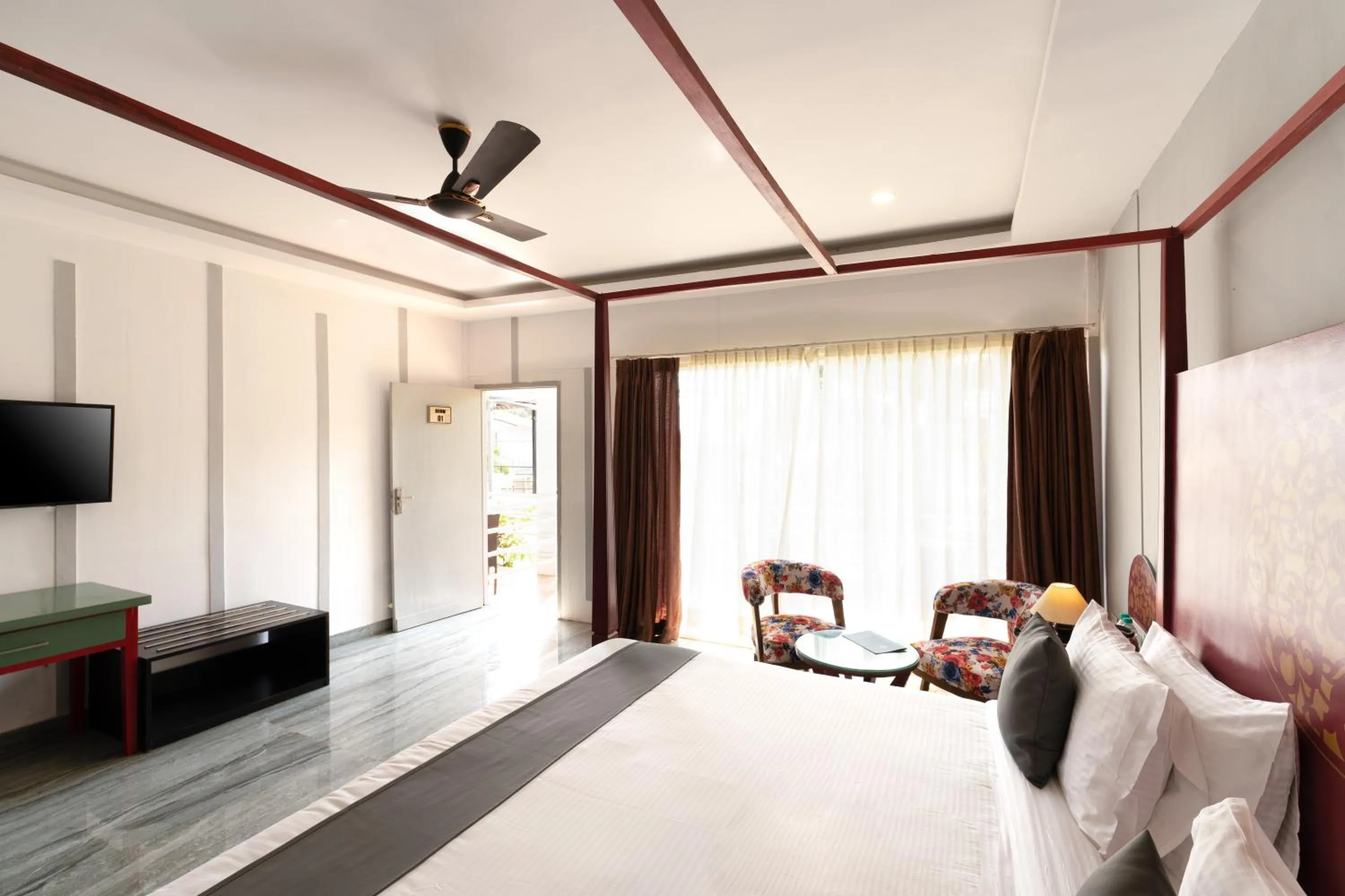 Bed in Koko Maya by Stone Wood Comfort