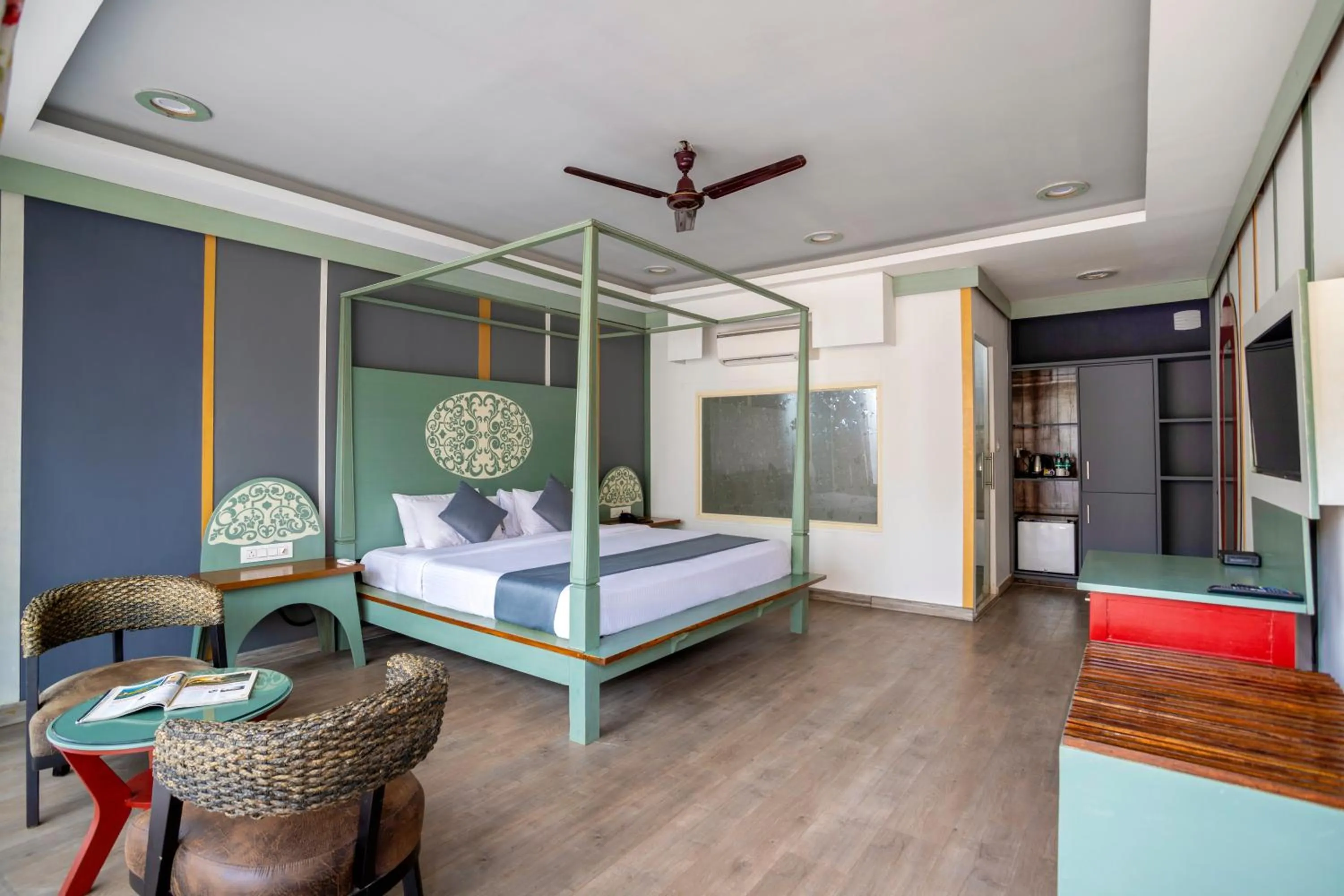 Bed in Koko Maya by Stone Wood Comfort