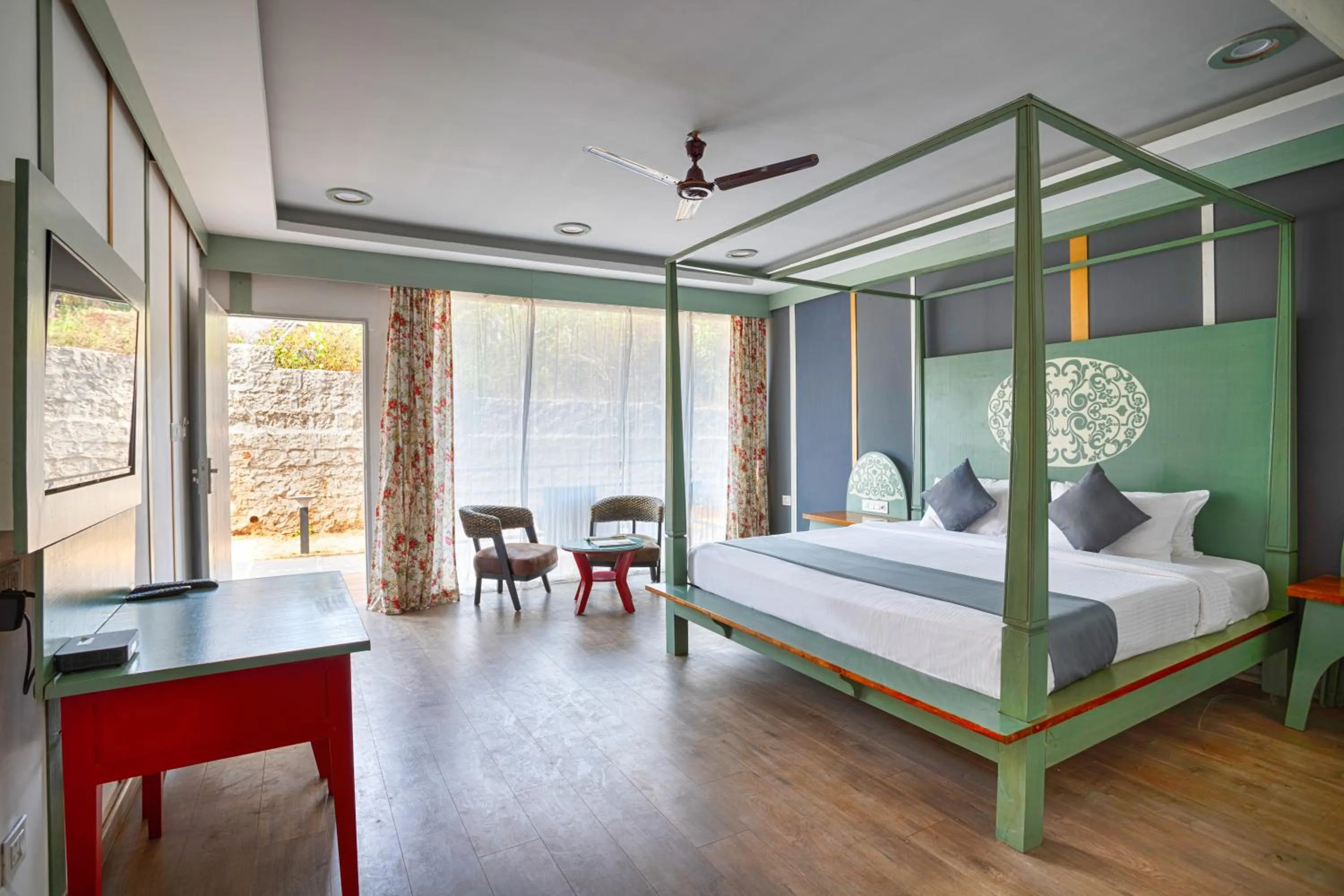 Bed in Koko Maya by Stone Wood Comfort